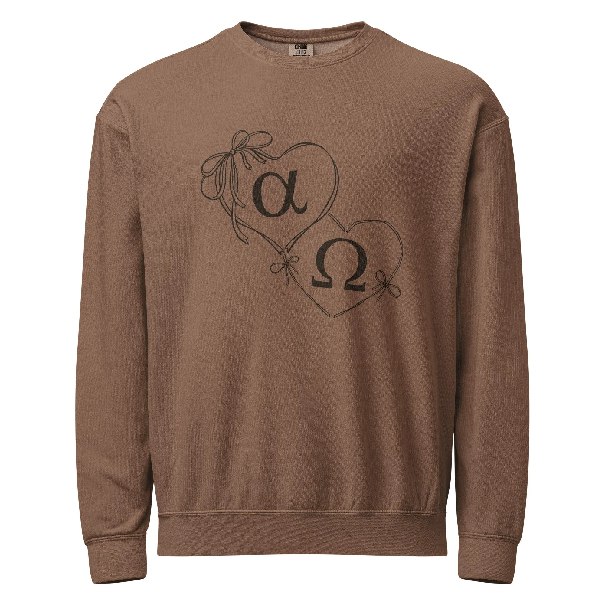 Alpha Omega Sweatshirt - Espresso