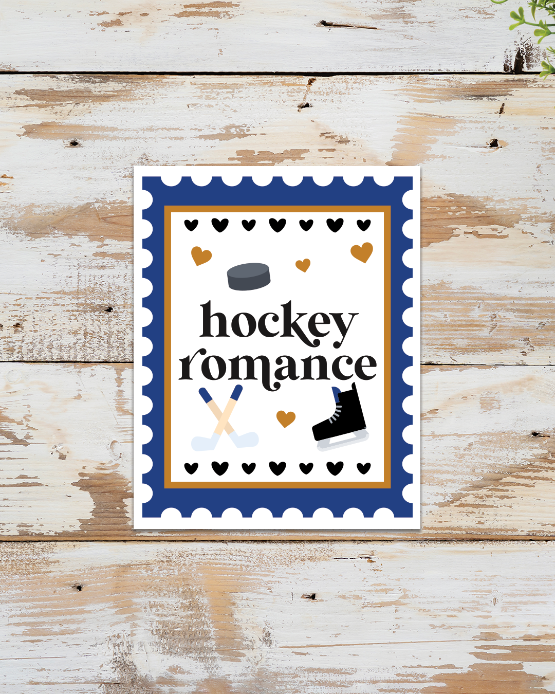 Hockey Romance Sticker