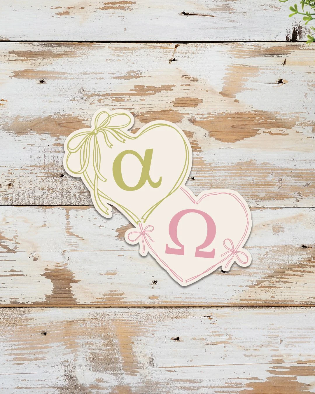 Alpha Omega Sticker