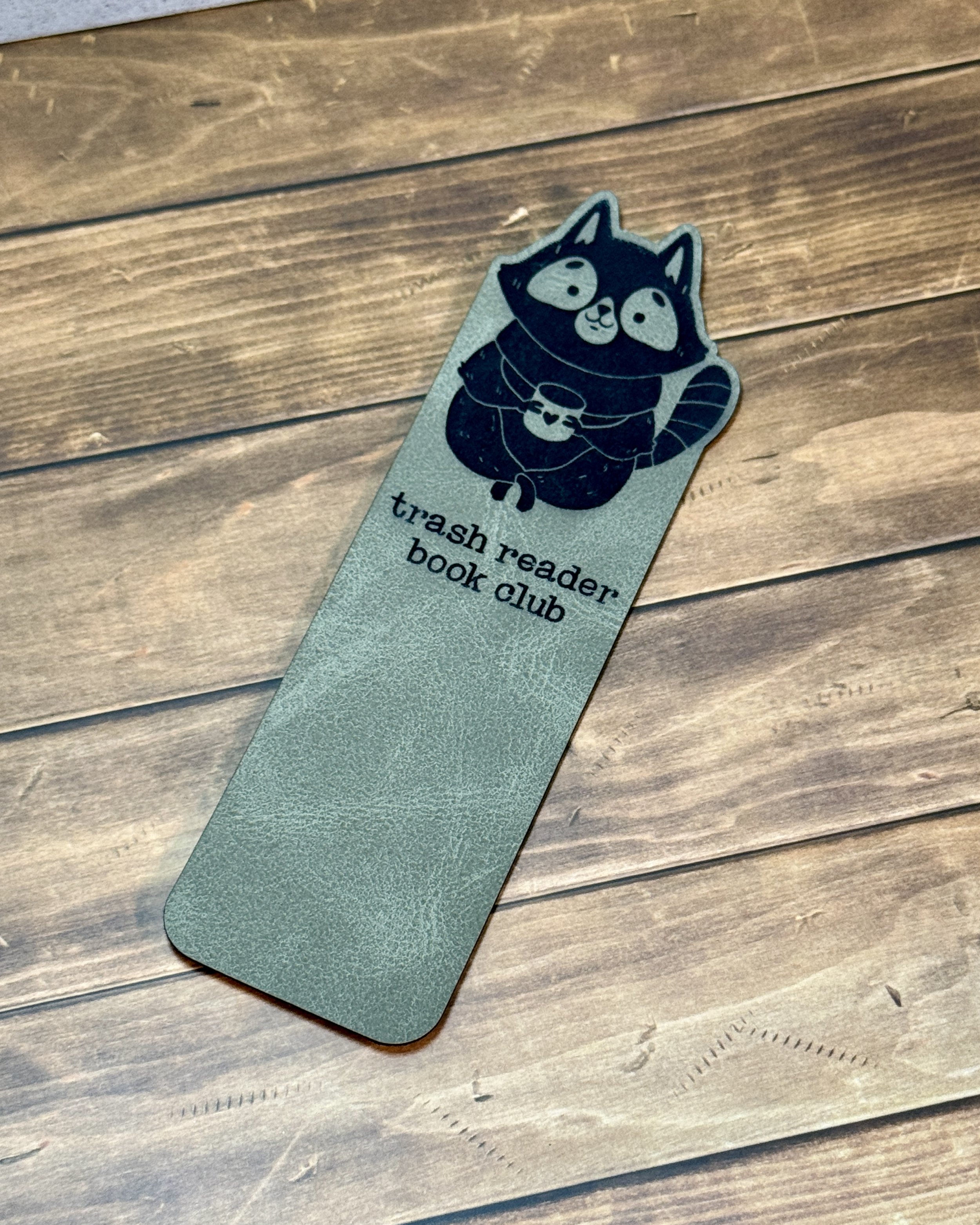Trash Reader Book Club Bookmark