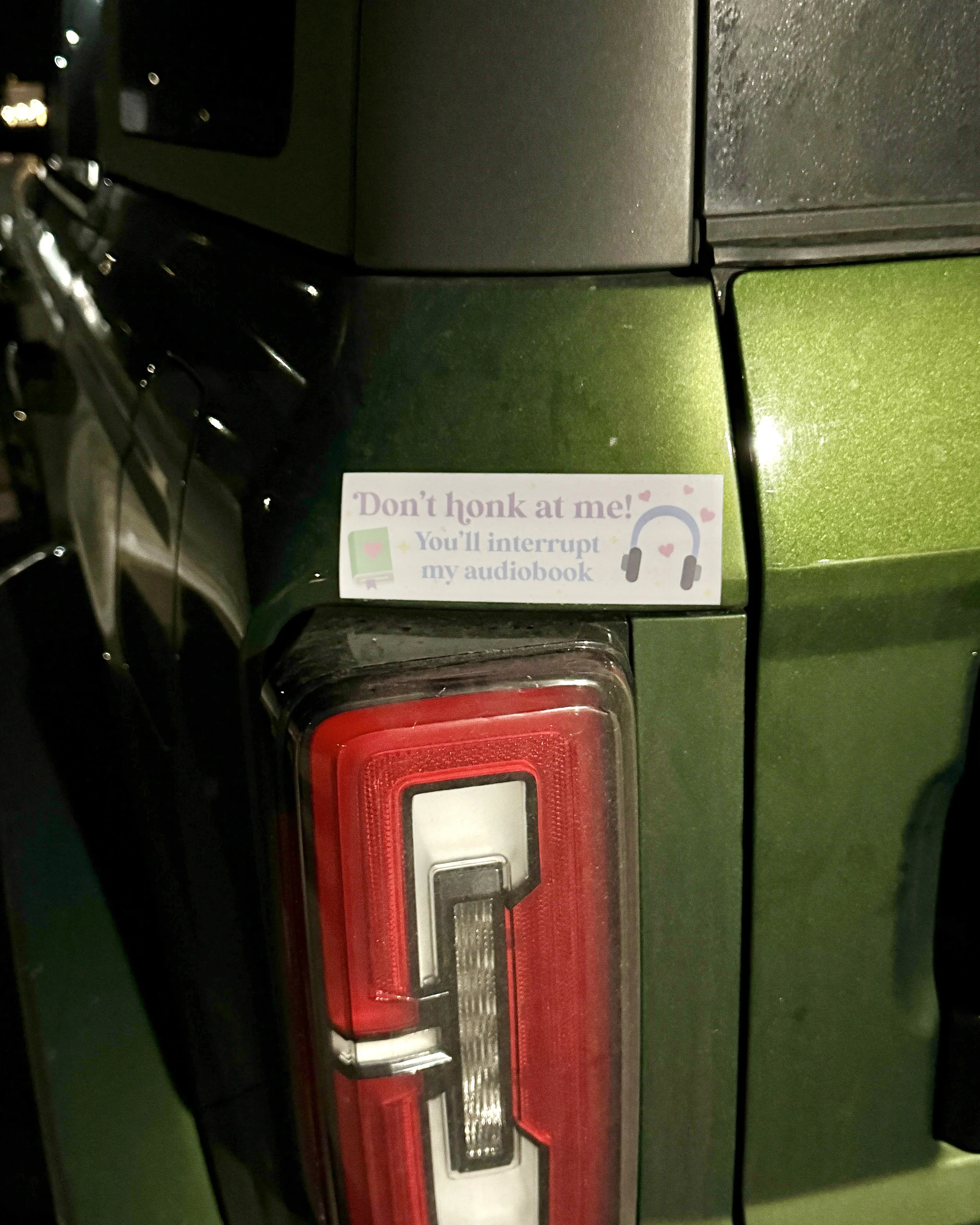 Don't honk at me! - Bumper magnet