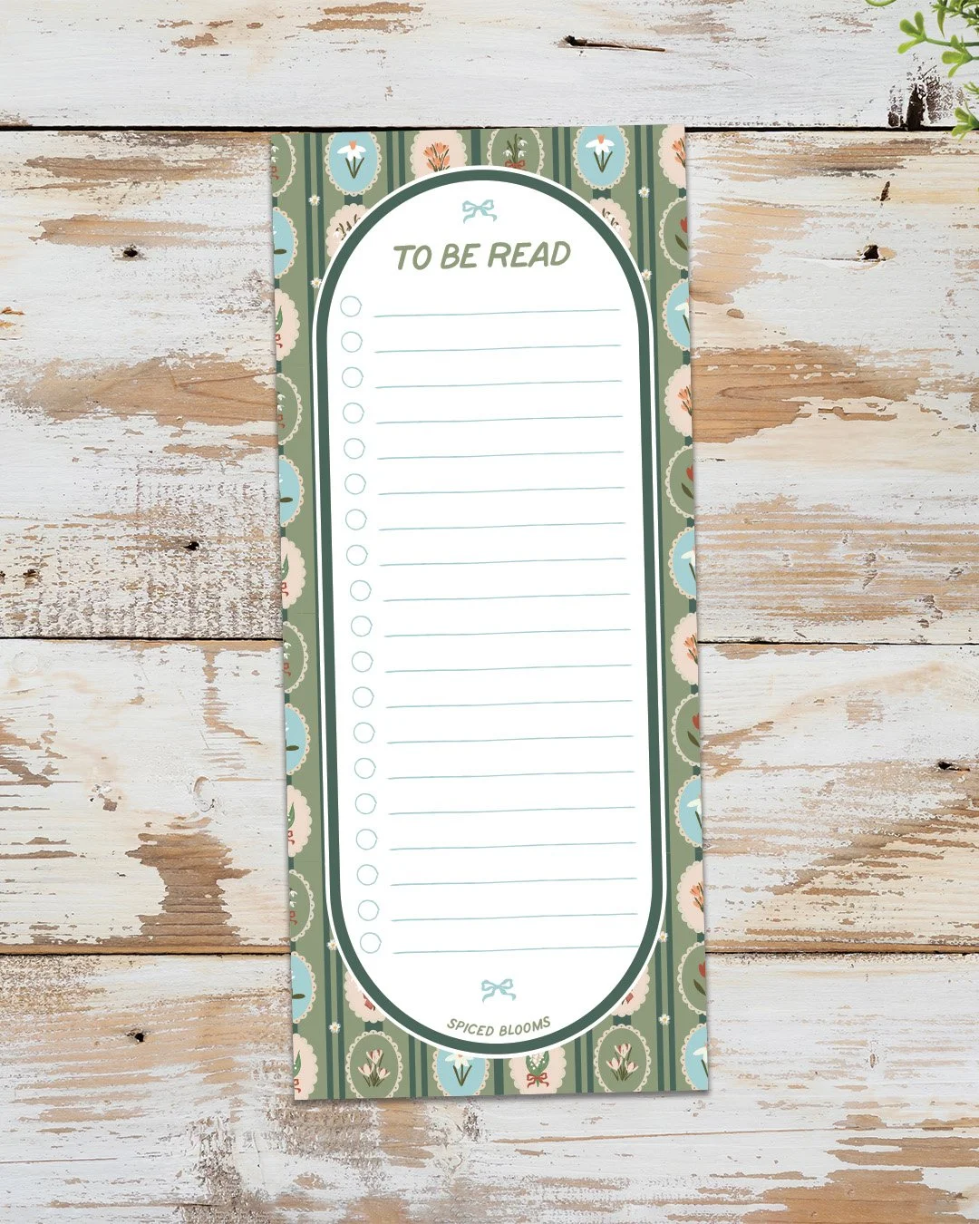 To Be Read Notepad
