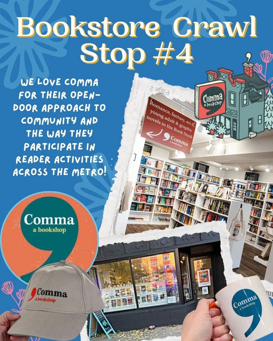 Comma, a bookshop