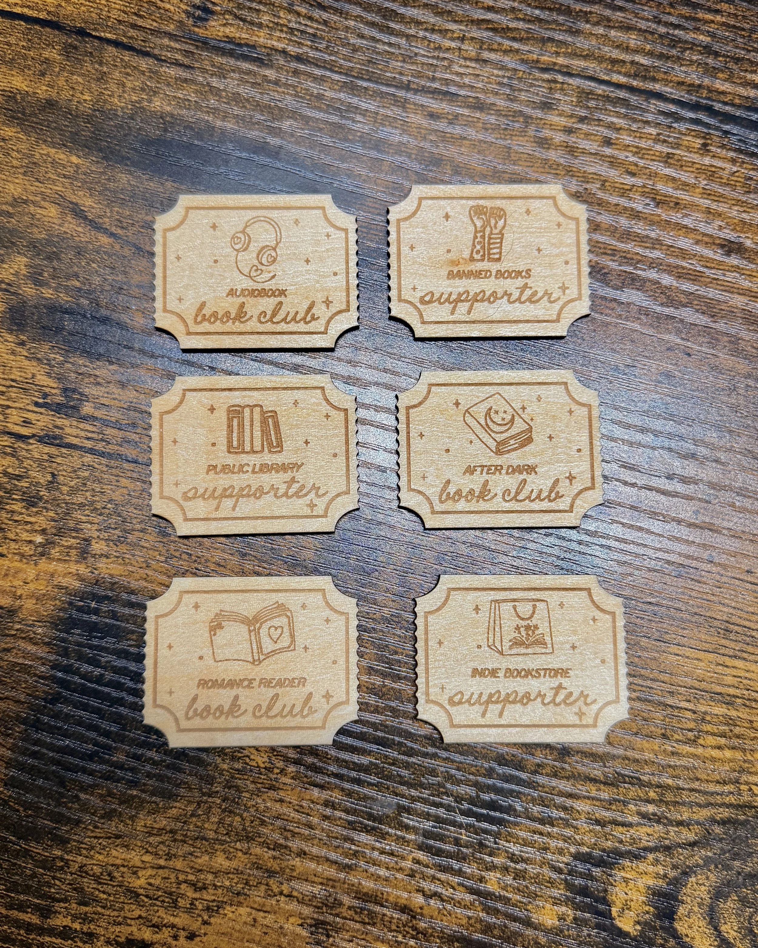 Mystery Bookish Magnets