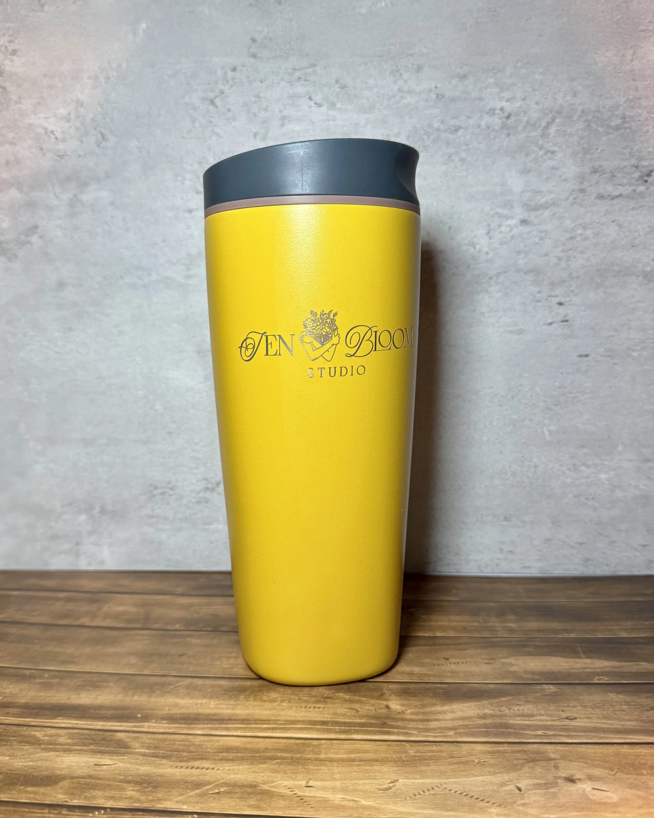 Custom Engraving - Powder Coated Tumbler