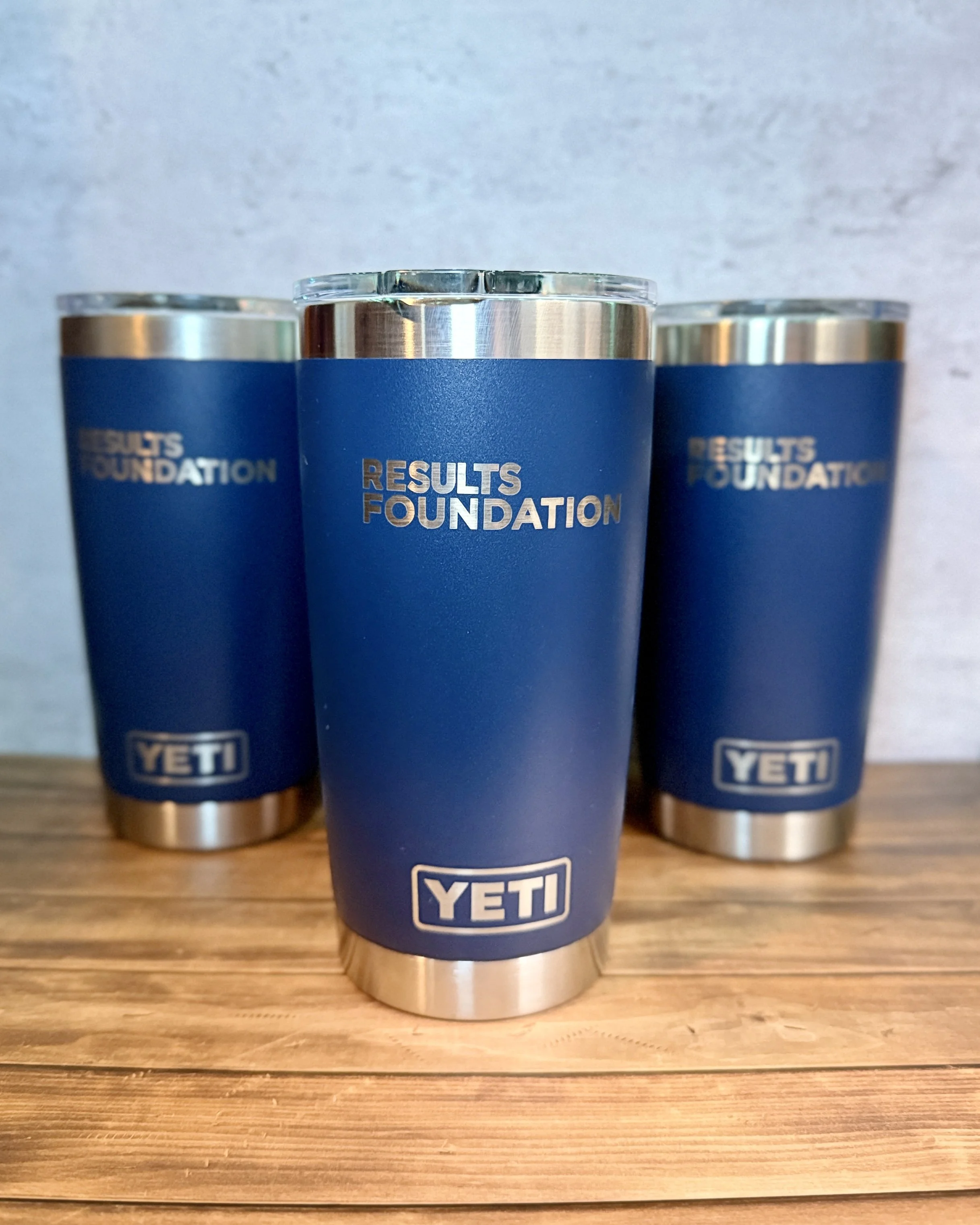 Results Foundation Engraved Tumblers