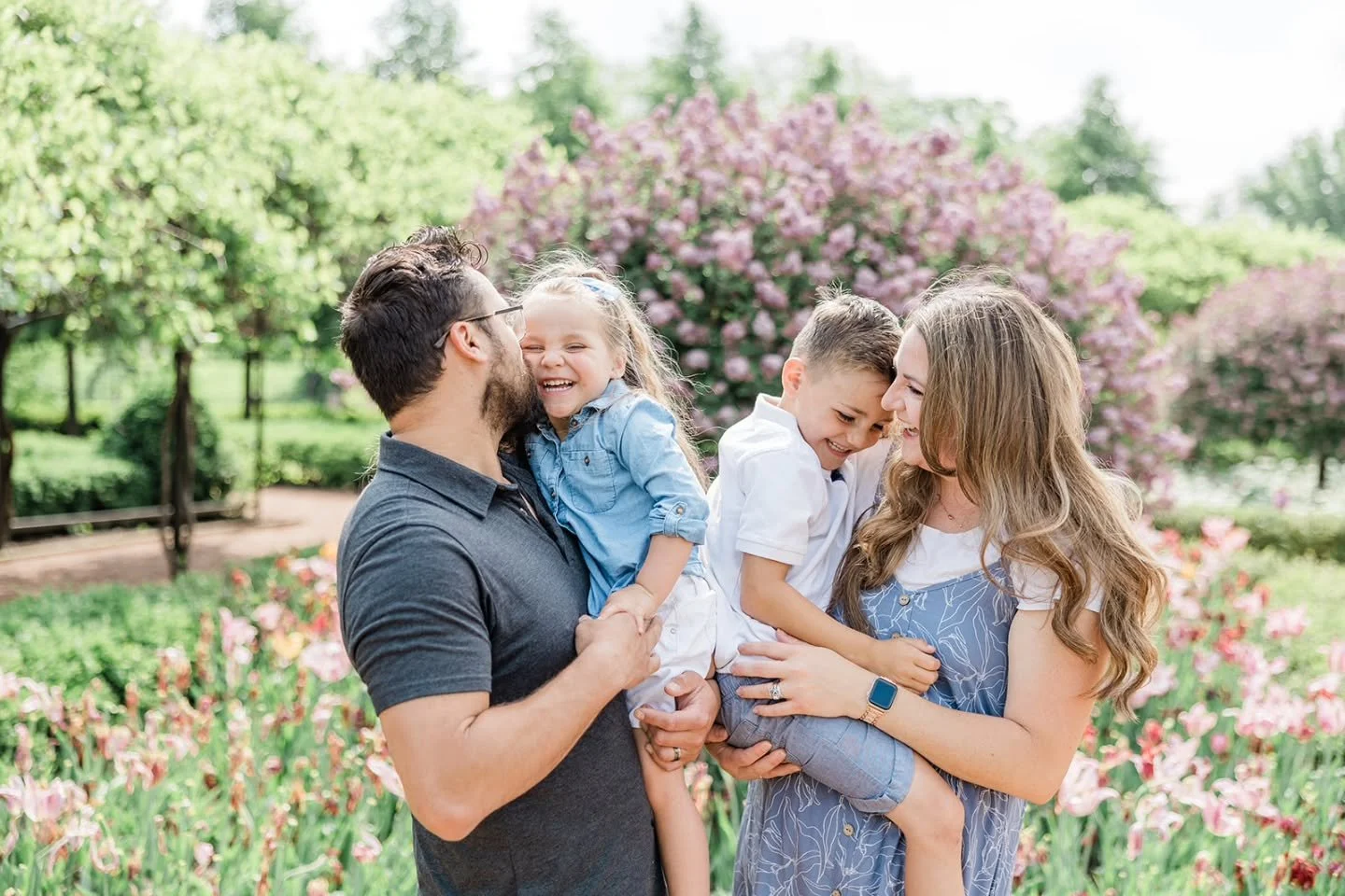 How sweet is this moment? Without even planning it, they posed the same way years apart ❤️ swipe to see the most darling smiles