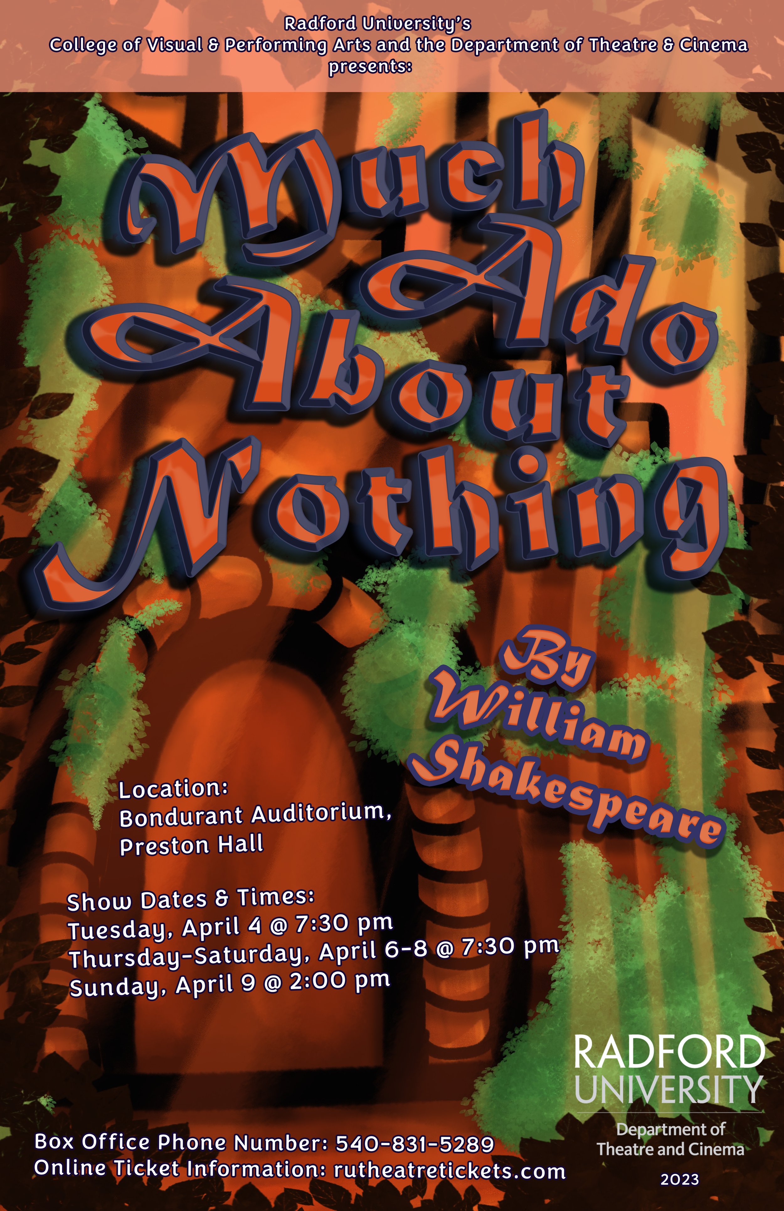 Much Ado About Nothing Poster Design