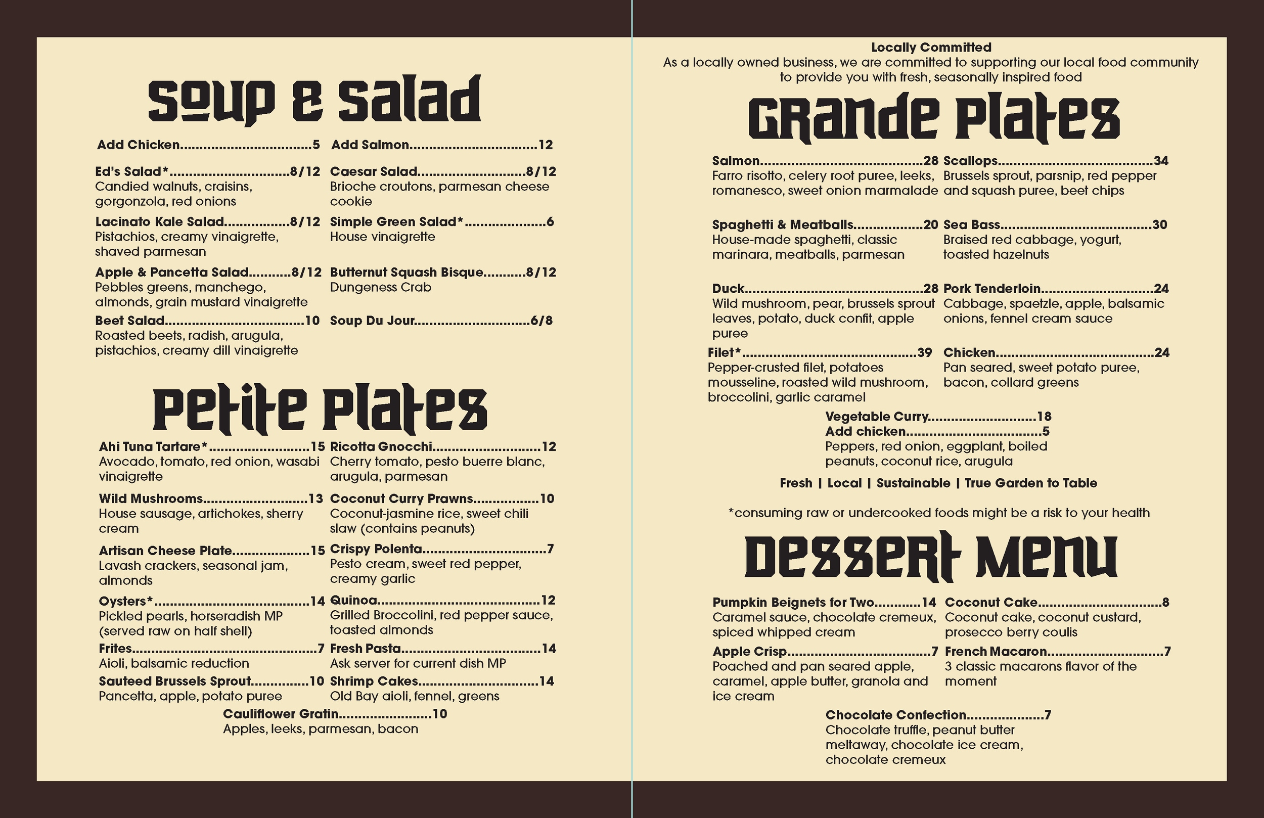 Menu Layout p2