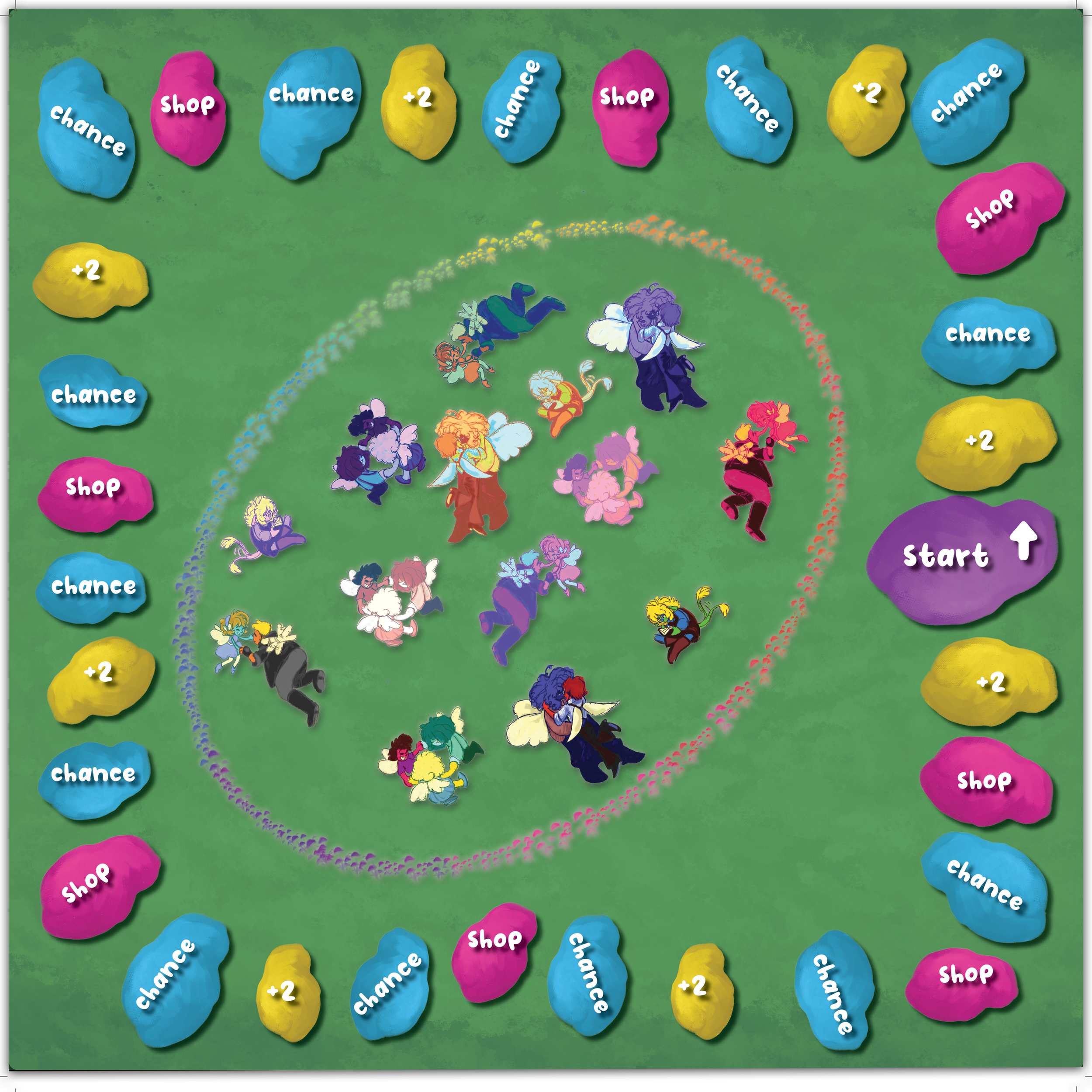 Board Design for Board Game
(click image to view more about my board game prototype)