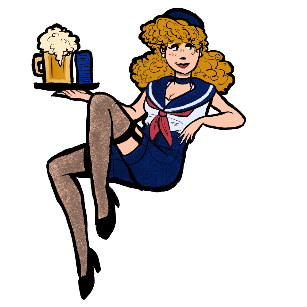 Mascot Illustration for Nautical Themed Bar/Club
