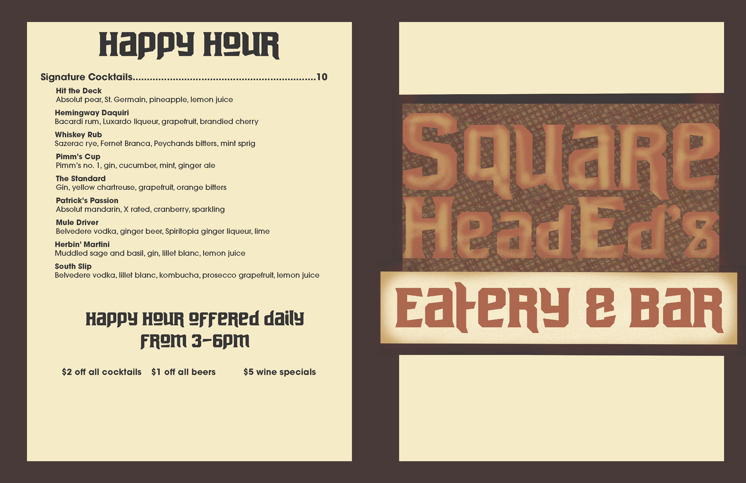 Menu Layout p1