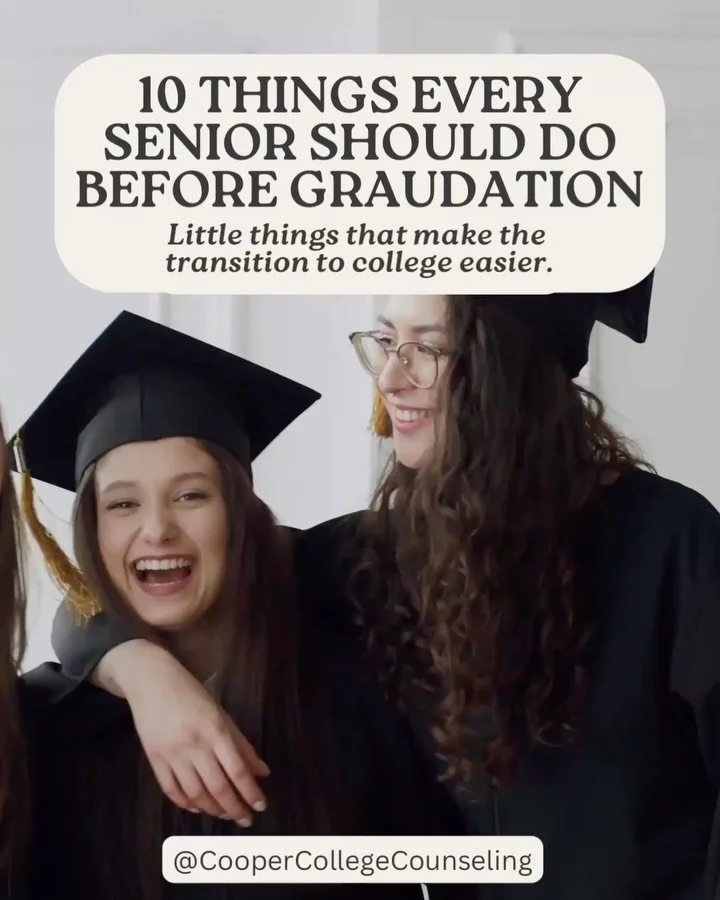 Senior year is exciting&hellip; but it&rsquo;s also a transition.

Over the years working with high school students, I&rsquo;ve noticed that the seniors who thrive after graduation tend to do a few things intentionally before they leave high school.
