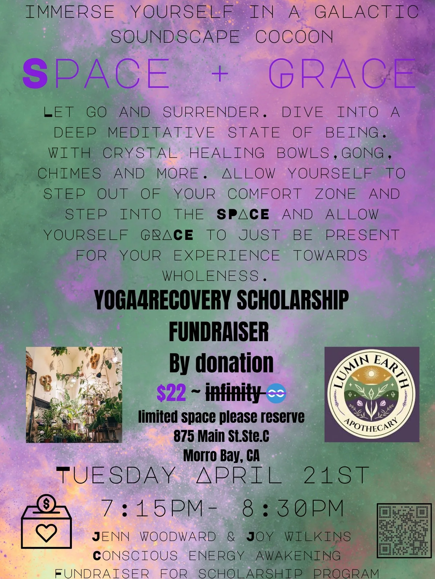 We added another Scholarship Fundraiser 🌌@consciousenergyawakening is working diligently on building our fund to support those who are impacted financially and would love to join our programs.

As we continue to build our scholarship fund to offer f