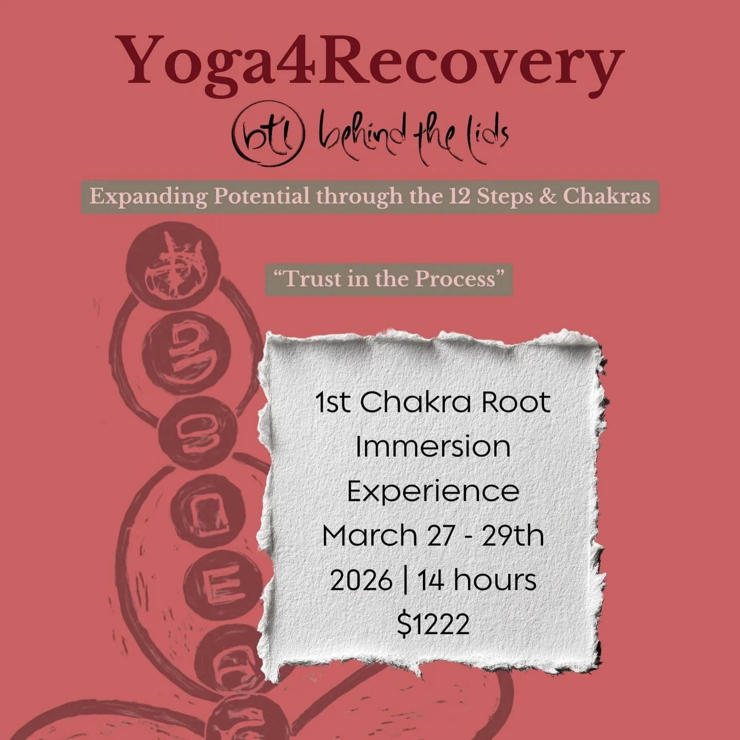 Yoga4Recovery was born at Corey&rsquo;s celebration of life, the founder of @behindthelids It is an absolute honor to have our first weekend immersion at Behind the Lids Healing Collective. This is an absolute full circle moment. A Big Thank You to M