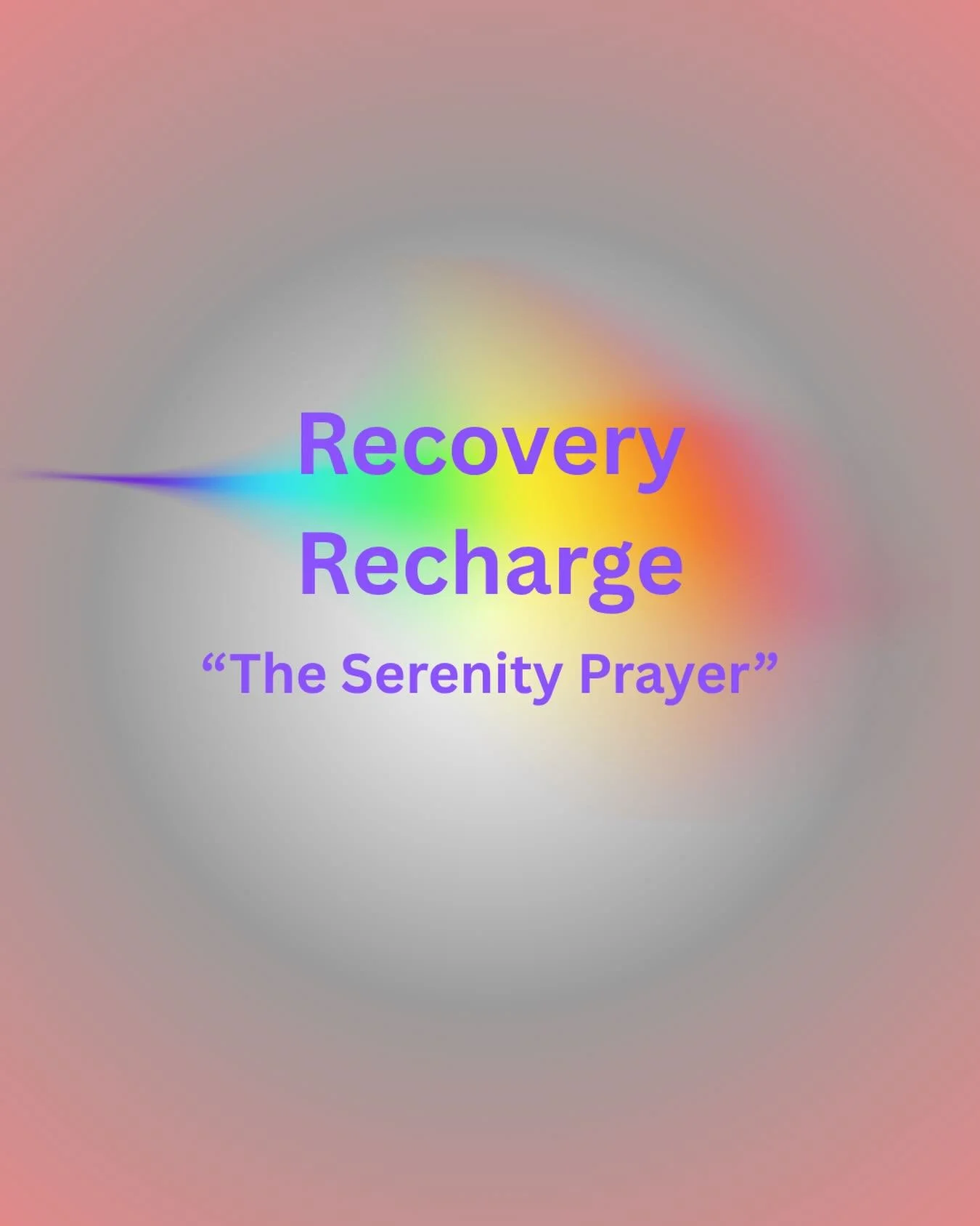 Lately I&rsquo;ve been holding onto the Serenity Prayer a little tighter than usual. 

&ldquo;God, grant me the serenity to accept the things I cannot change,
the courage to change the things I can, and the wisdom to know the difference.&rdquo;

W