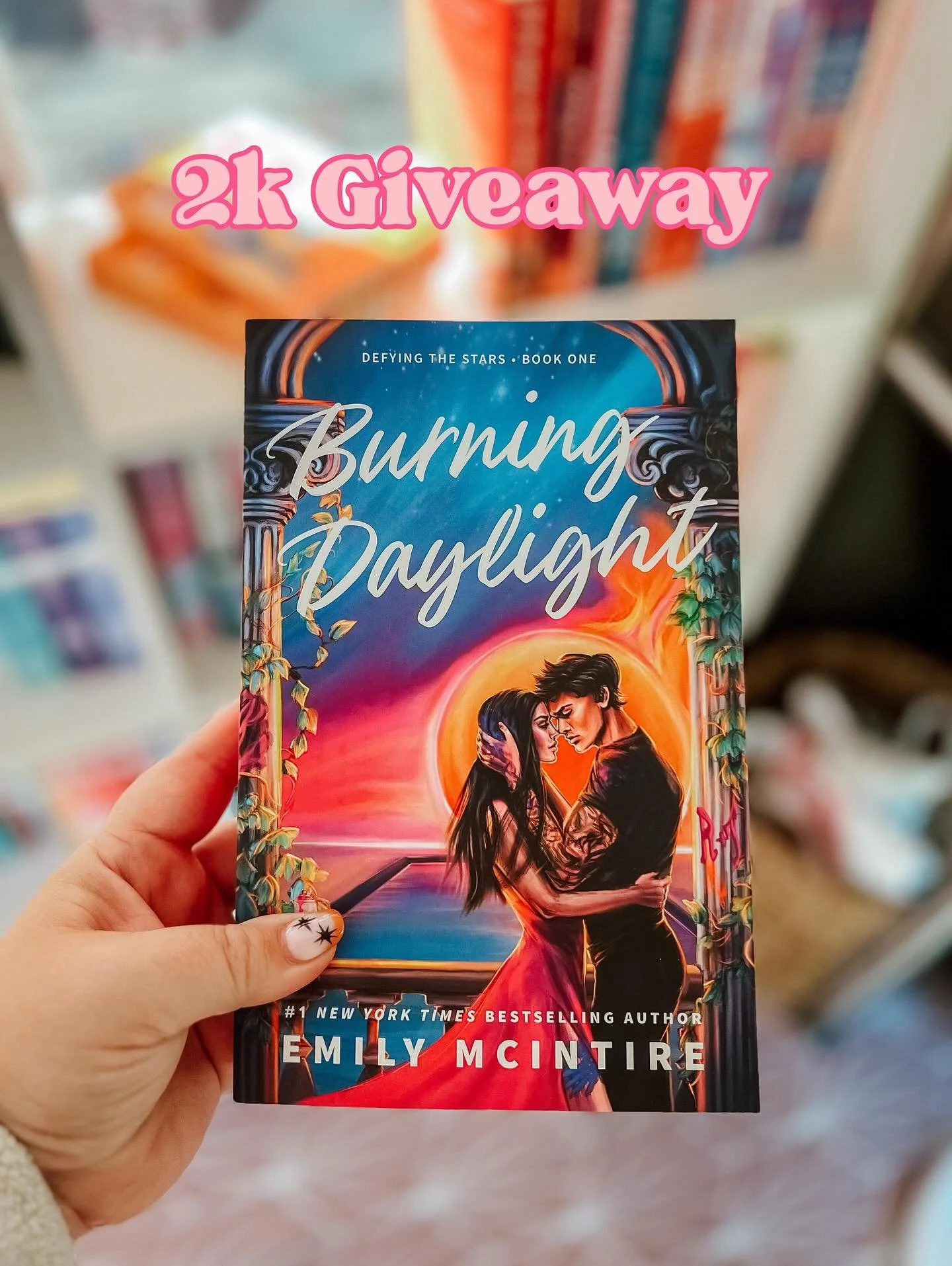 ✨ GIVEAWAY TIME! ✨
 We&rsquo;re celebrating our almost 2k followers by giving away a ticket to our Virtual Book Club for November that includes Emily McIntire&rsquo;s Burning Daylight &mdash; and trust us, you don&rsquo;t want to miss this one 👀🔥

