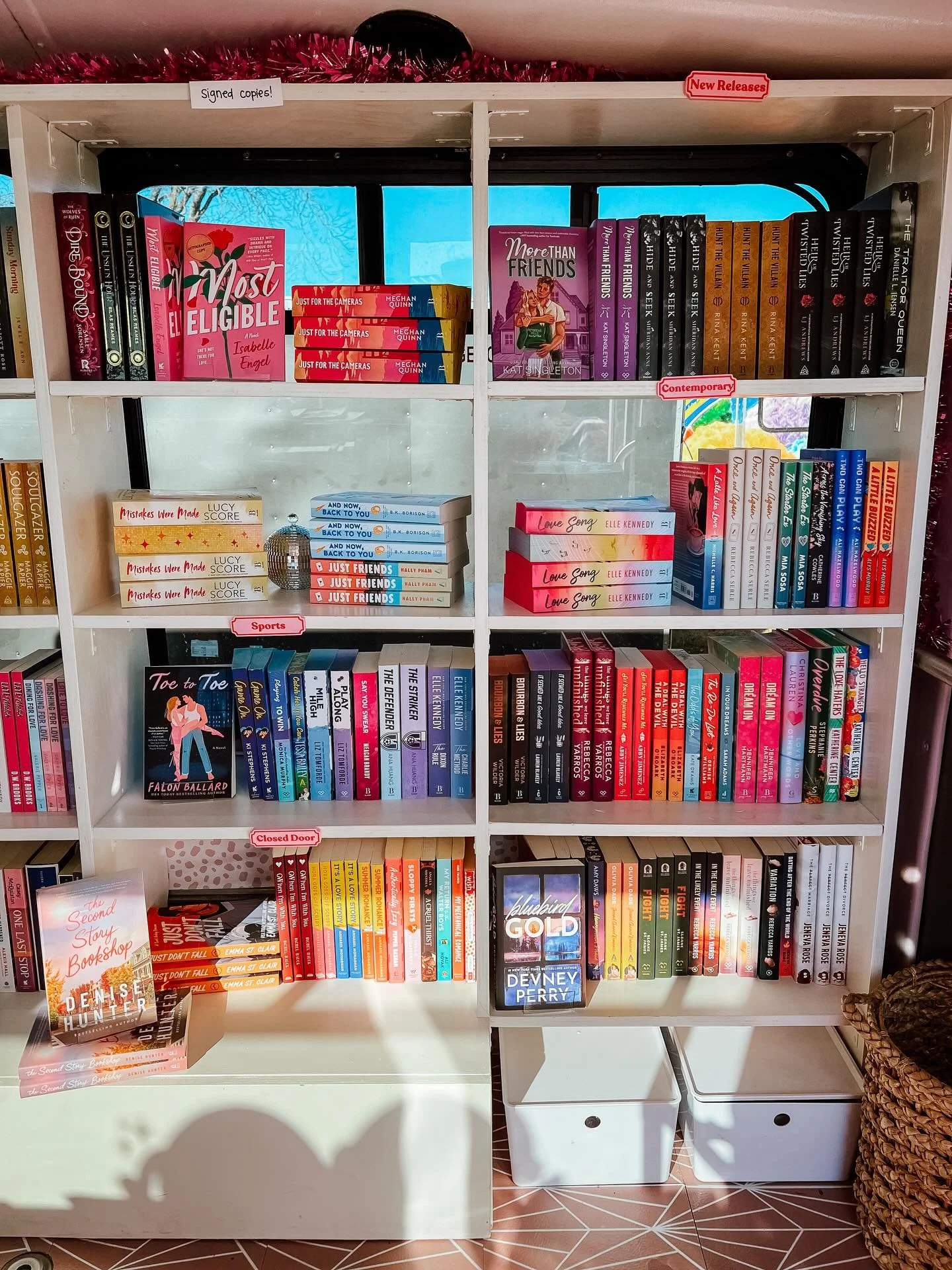 📚Shelf check! What&rsquo;s the first book you&rsquo;re grabbing?!