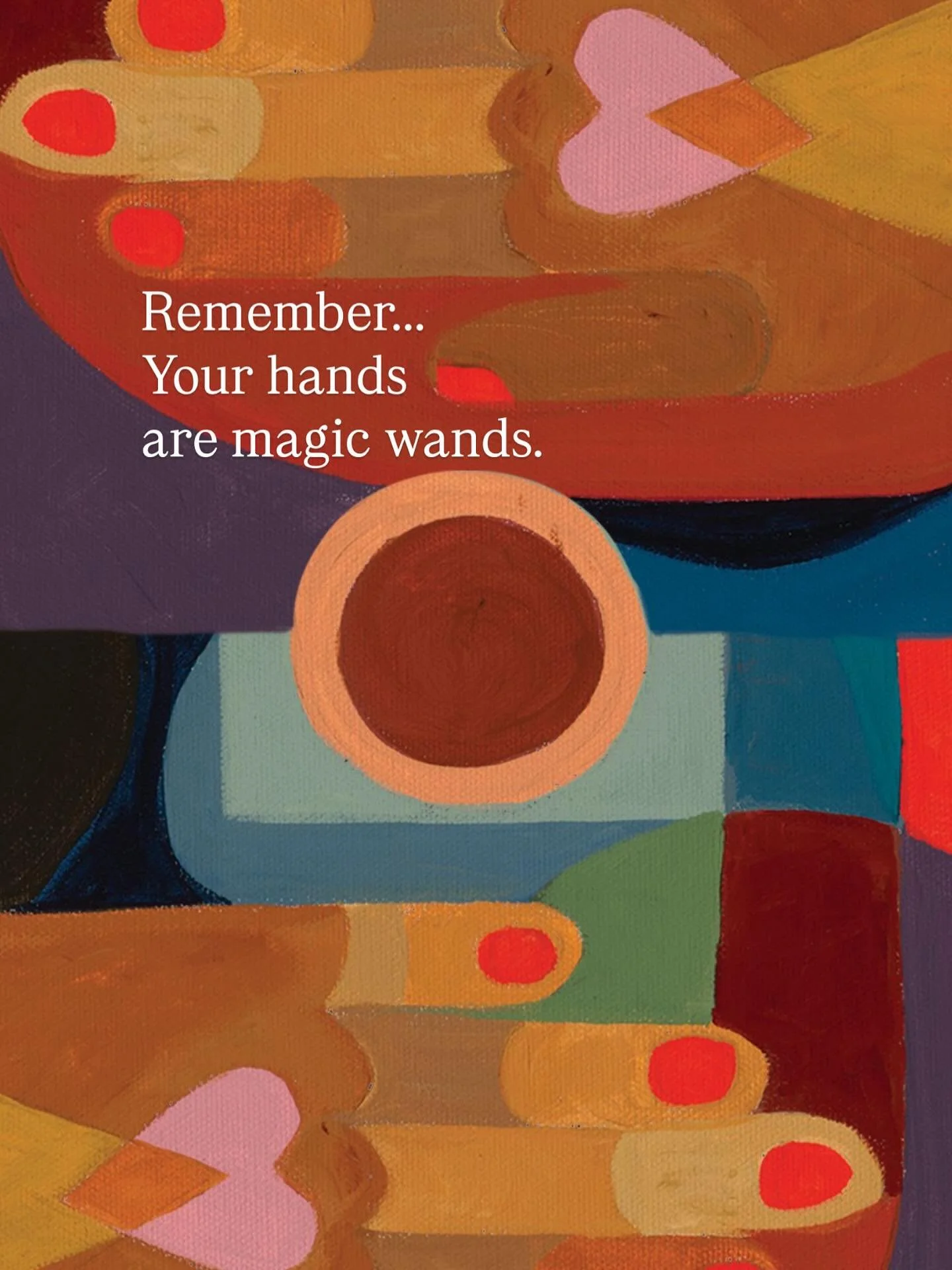 …they paint, plant, hold, heal.
They write poems and prayers, build bridges, wipe tears, make meals.
They turn imagination into matter.
They remind us that creation isn’t something outside of us…it’s literally in our hands.