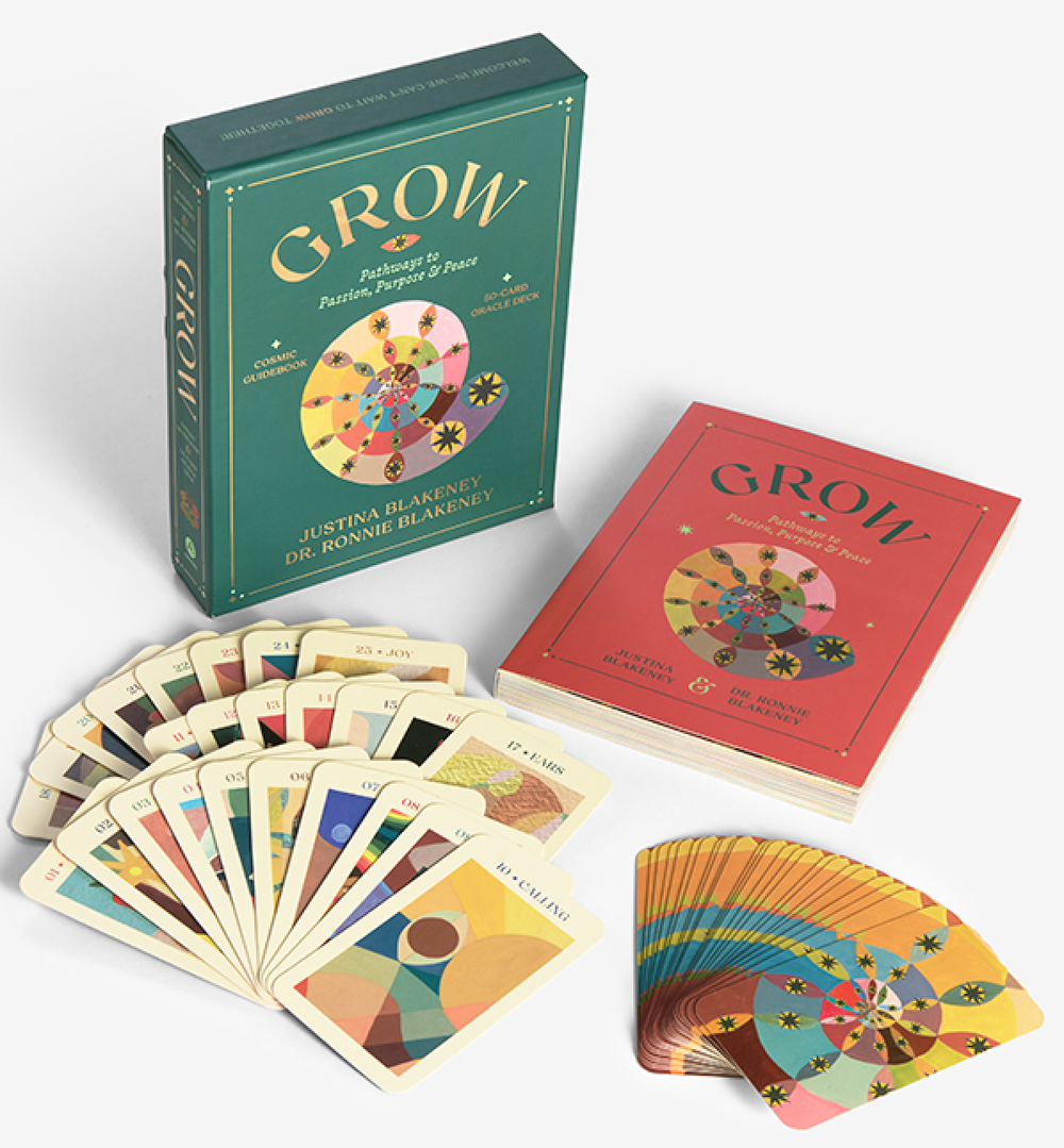Using Oracle Grow GROW | A Transformative Guidebook + Oracle Deck + by Justina Blakeney ...