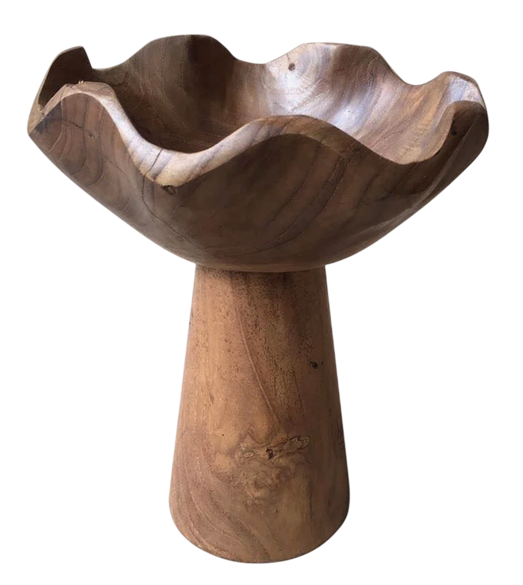 Teak Wood Pedestal Planter.png