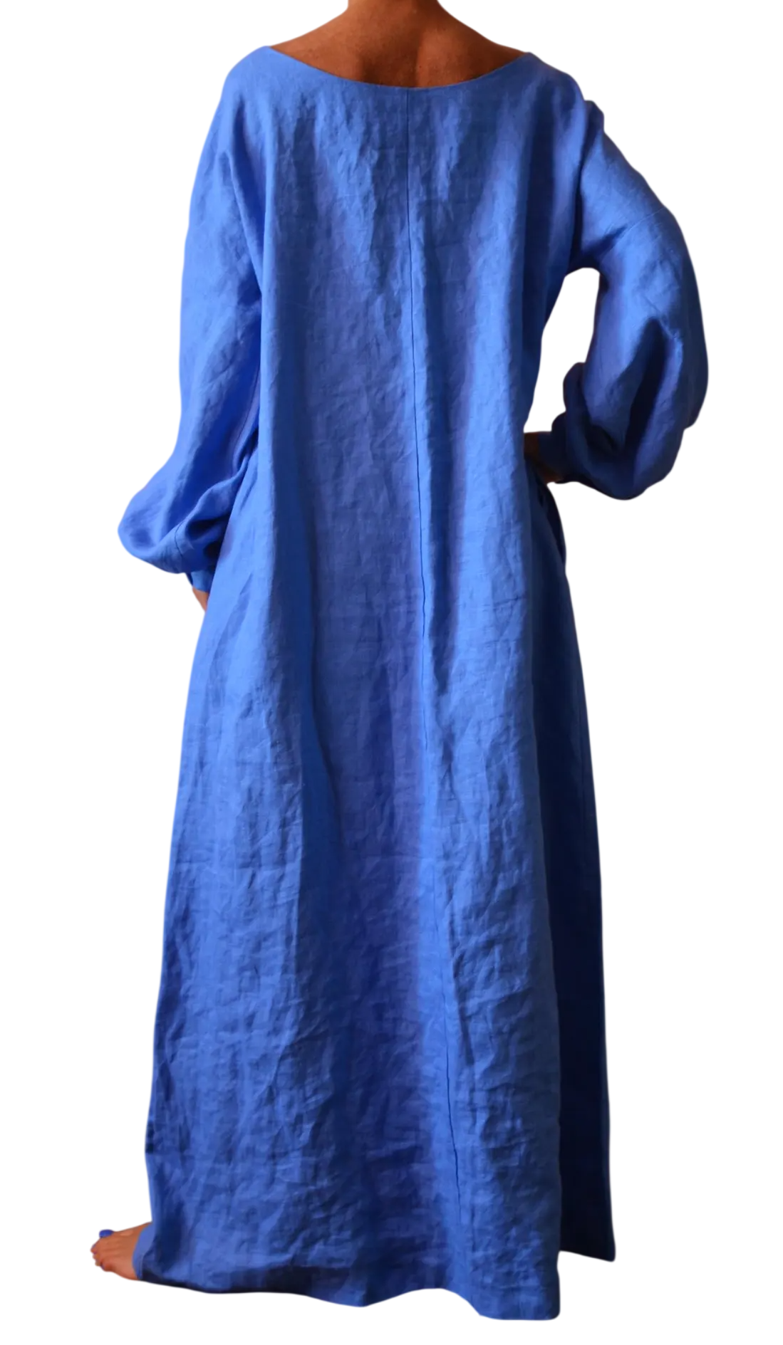 Cornflower Blue Linen Maxi Dress.png