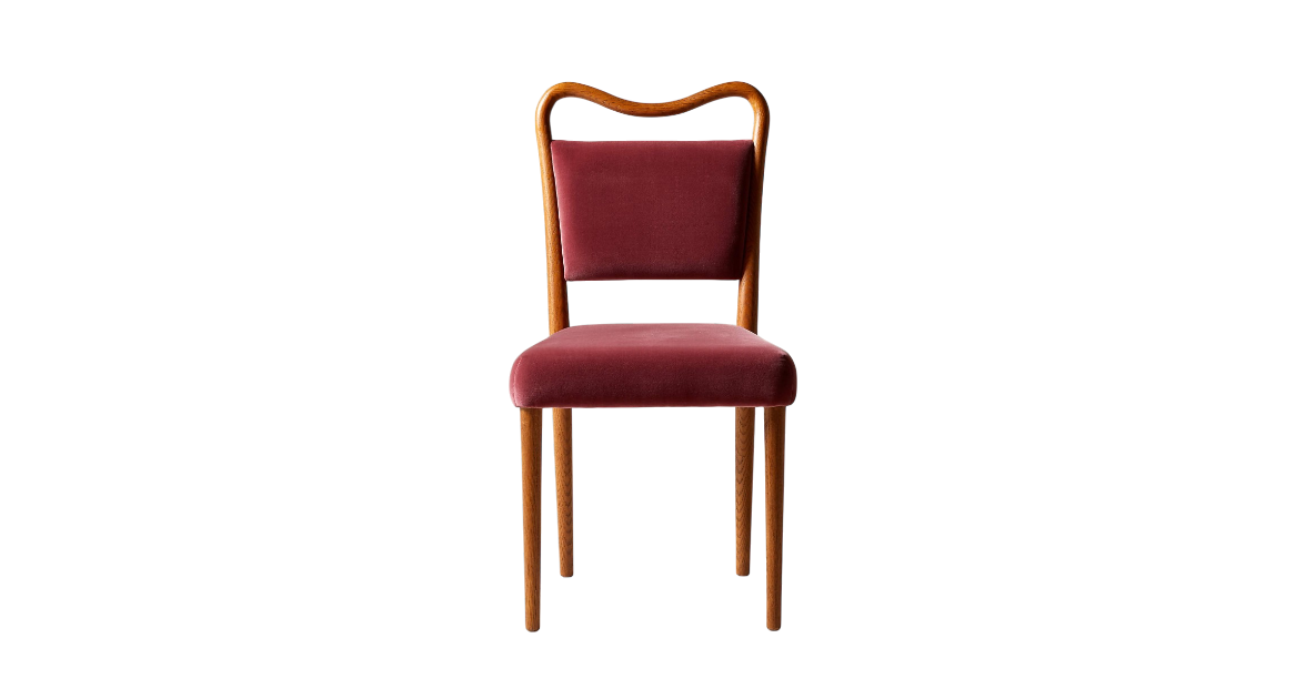 Monte Oak and Rose Velvet Dining Chair-Photoroom.png