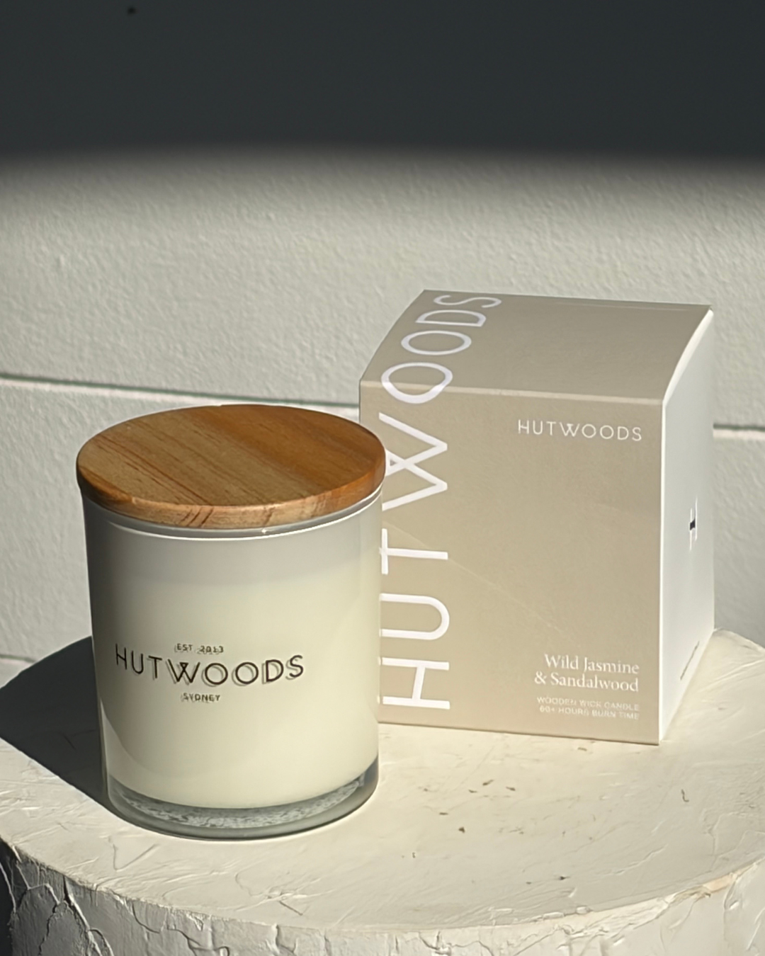 Wild Jasmine & Sandalwood Hurtwood Candle