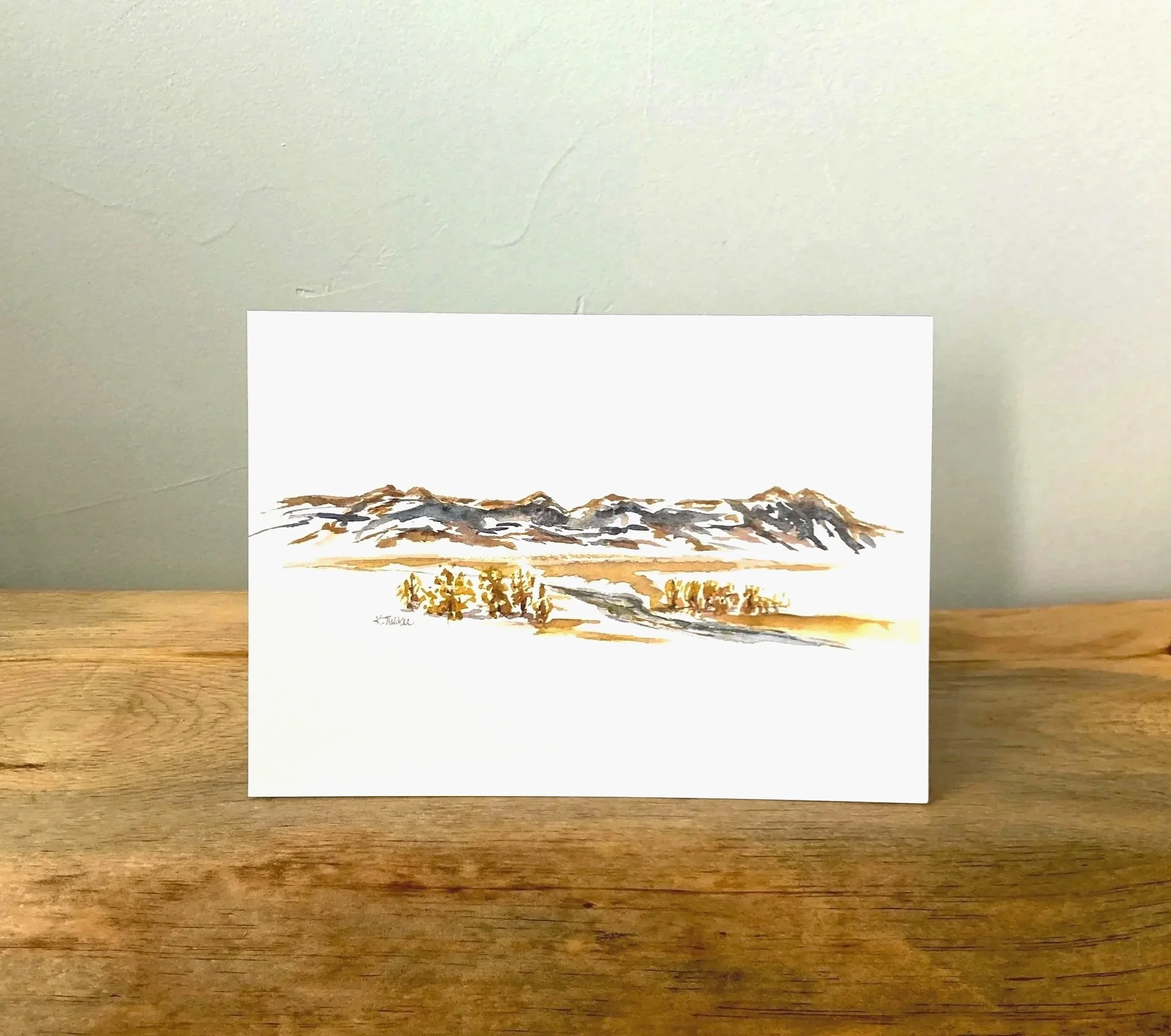 Montana Autumn Greeting Card