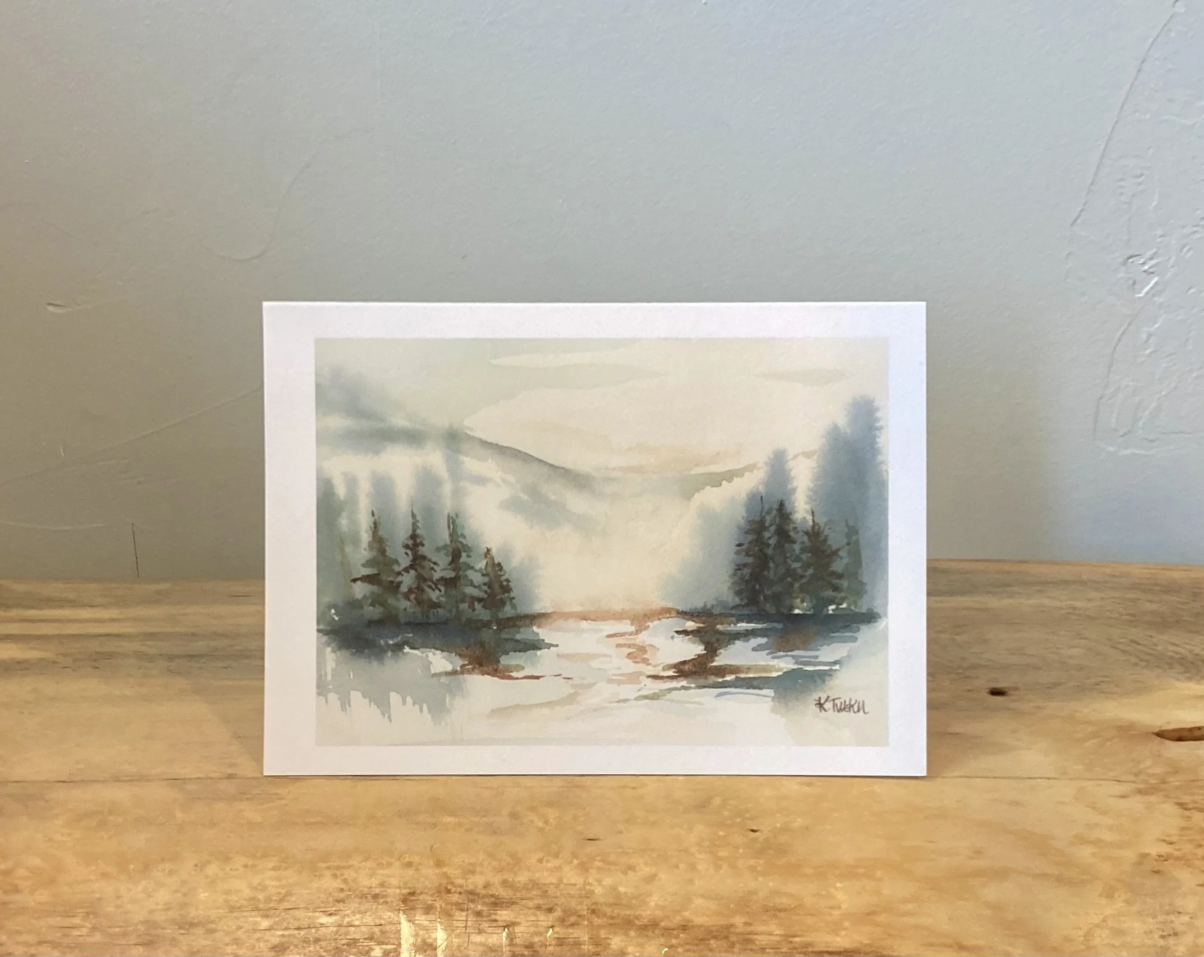 Mist & Light Greeting Card