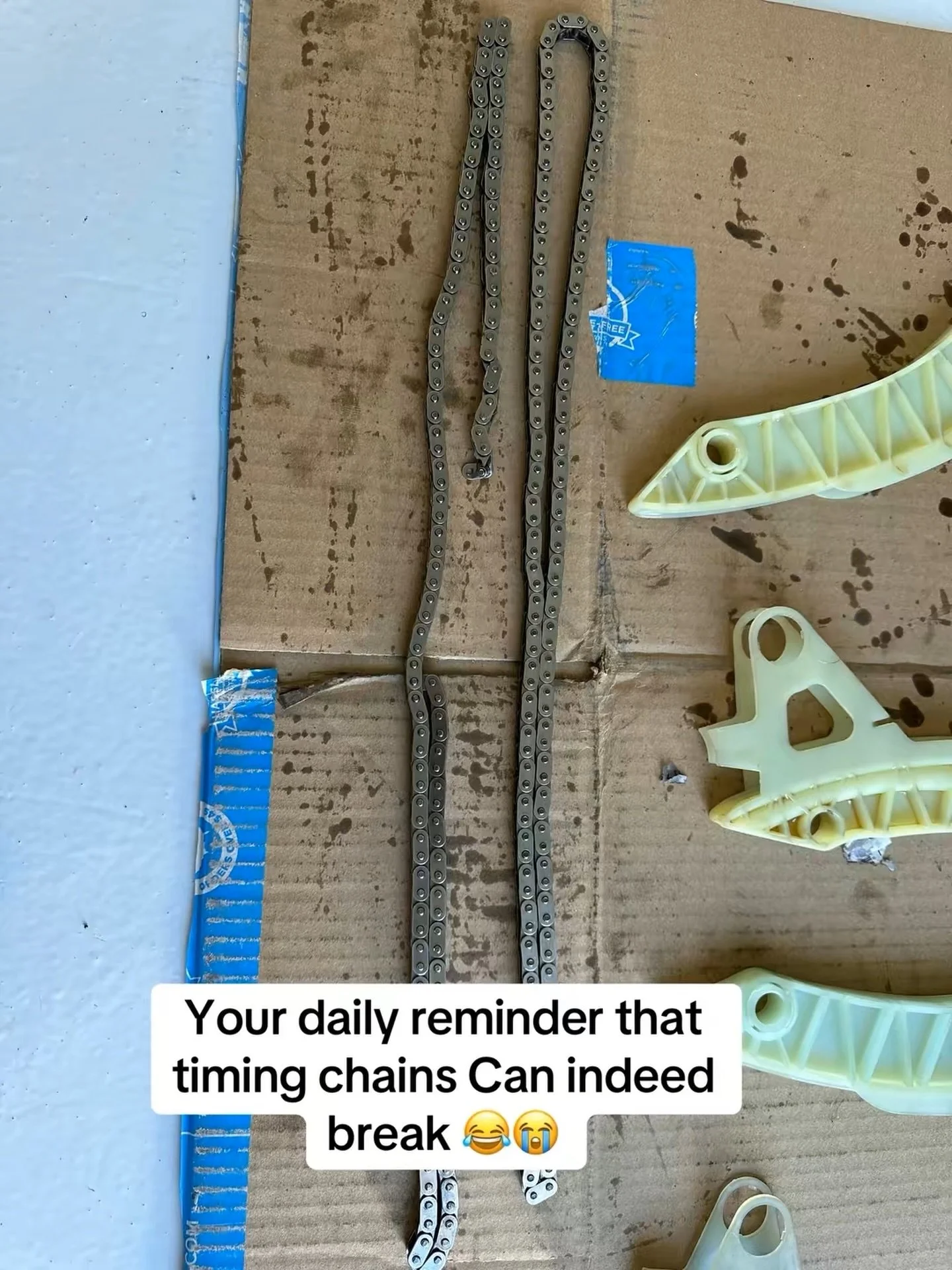 We love interference engines 😂 This is why maintenance is important #fyp #cars #mods #maintenance #fyppppppppppppppppppppppp