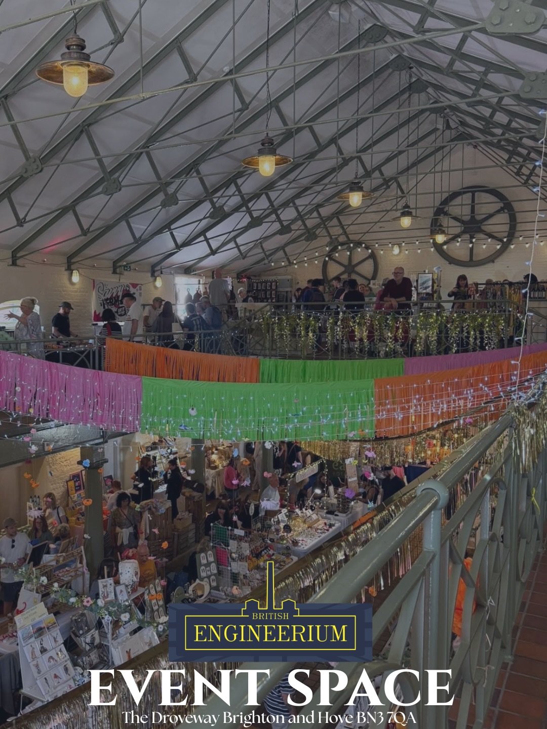 Host your next event at The British Engineerium ✨

A striking double-height event space filled with natural light, historic character, and modern-industrial charm: perfect for weddings, private parties, corporate events, and community projects.

With