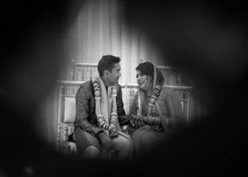 Documentary wedding photographer capturing natural moments at a Barcelona destination wedding