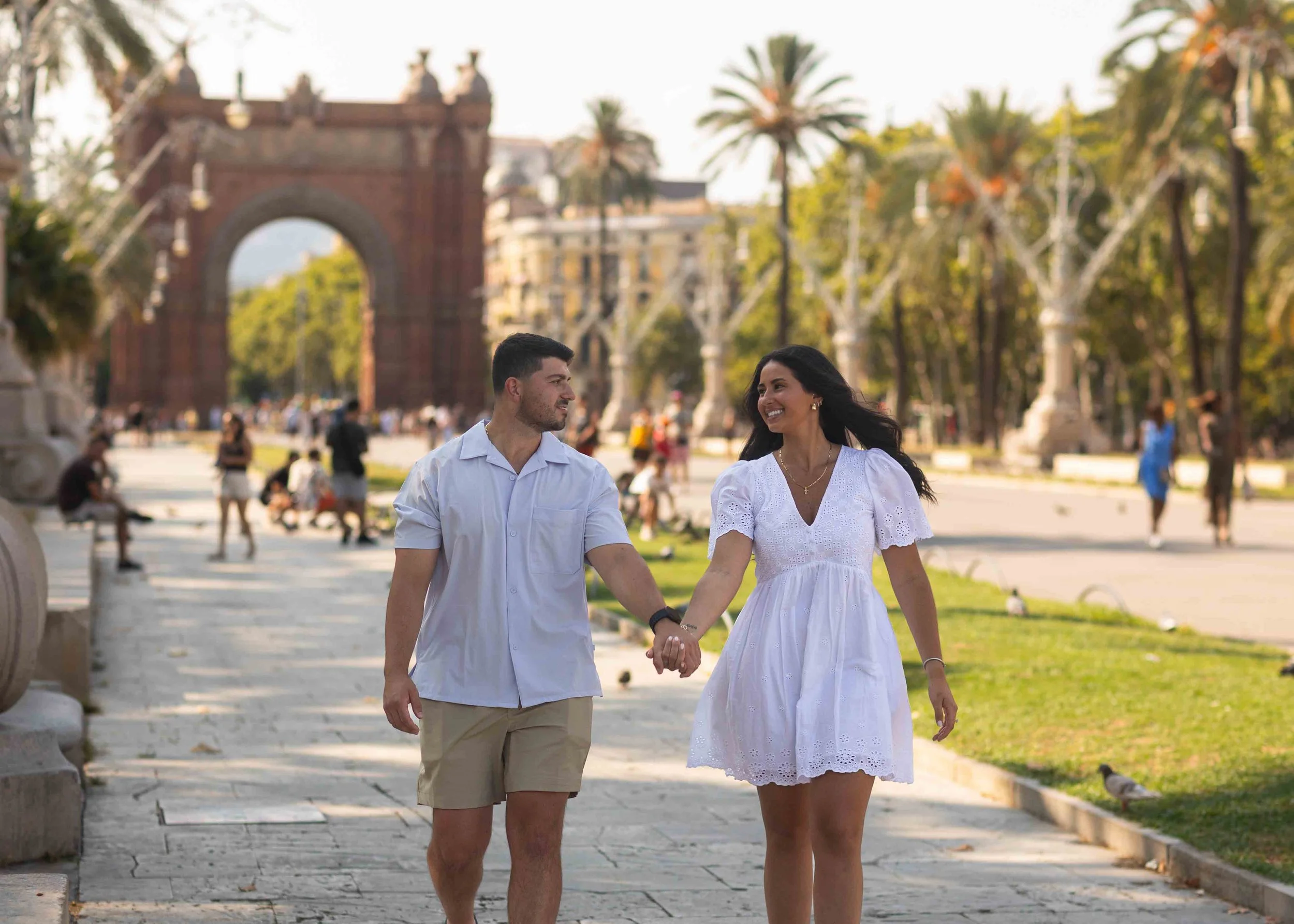 A Secret Engagement Proposal in Ciutadella Park, Barcelona