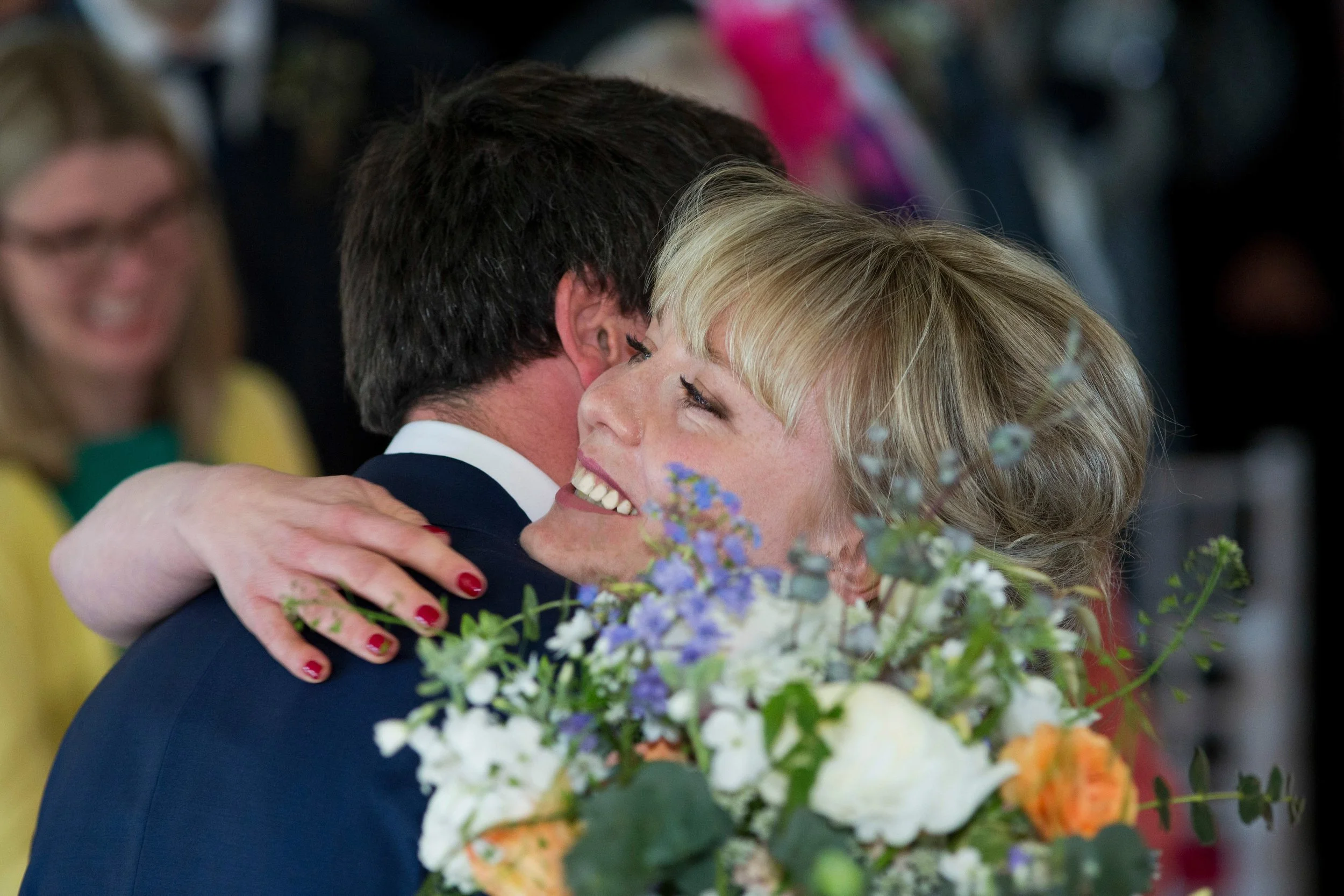 British wedding couple getting married in Spain. With a documentary approach