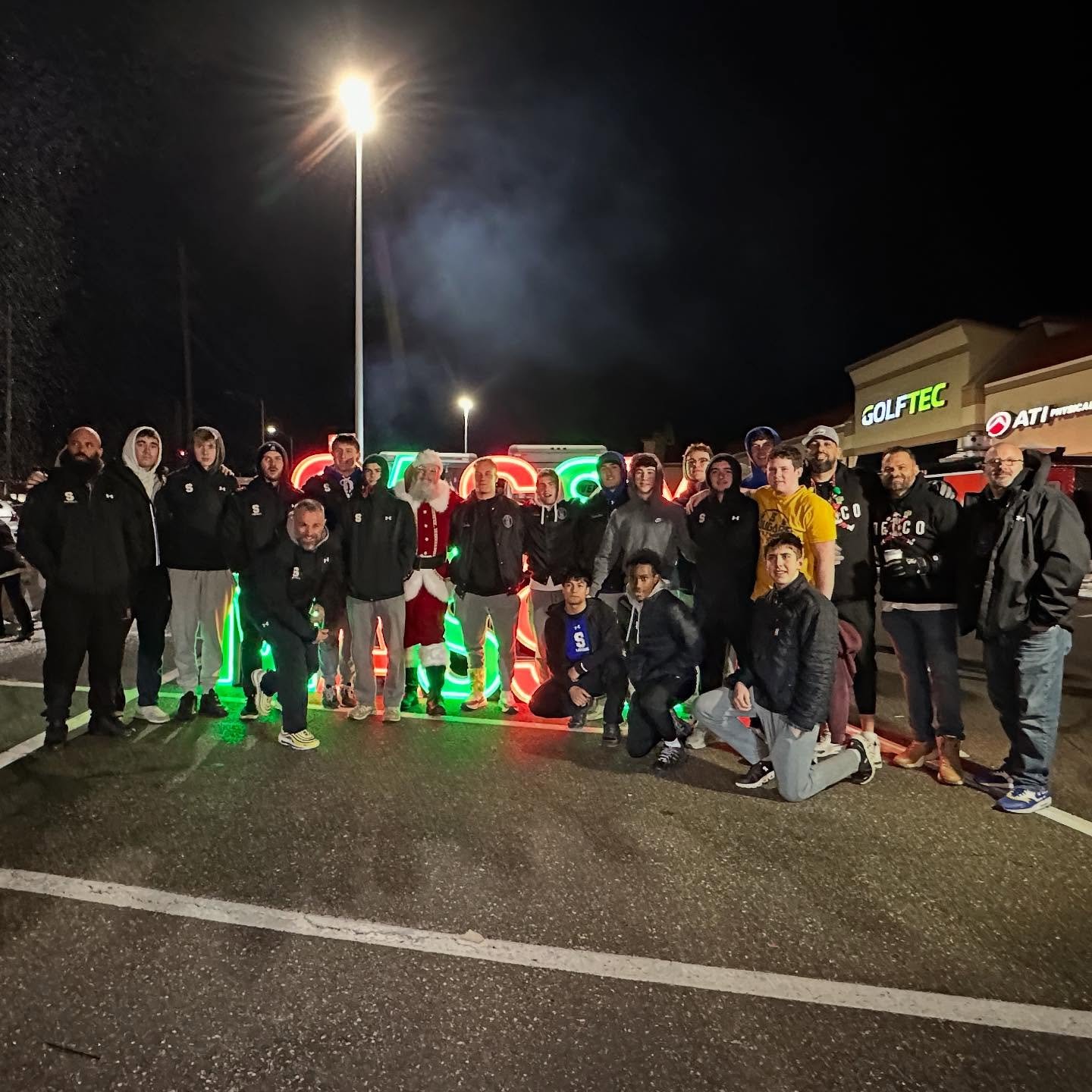 Springfield High School Football proud to donate 40 winter coats along with helping load the trucks as part of the efforts of the Delco Group and the Sassy Massey Toy Drive.