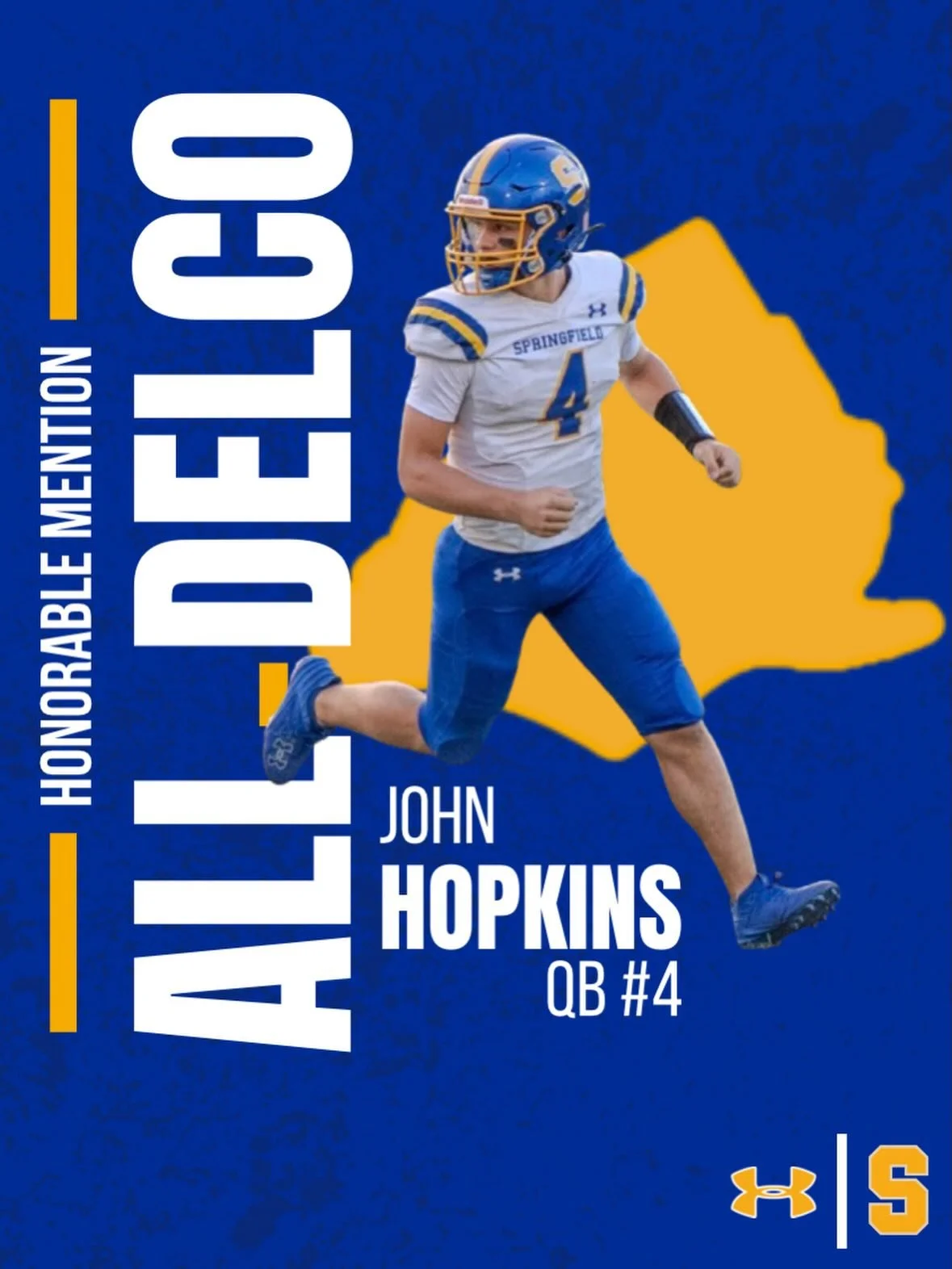 Congratulations to our All-Delco Honorable Mention selections

John Hopkins - QB
Mike Neville - WR
Shane Kilroy - TE
Alex McGinnis - LB
Finn Delaney - DB

@delcotimessports | #greatesttowninamerica