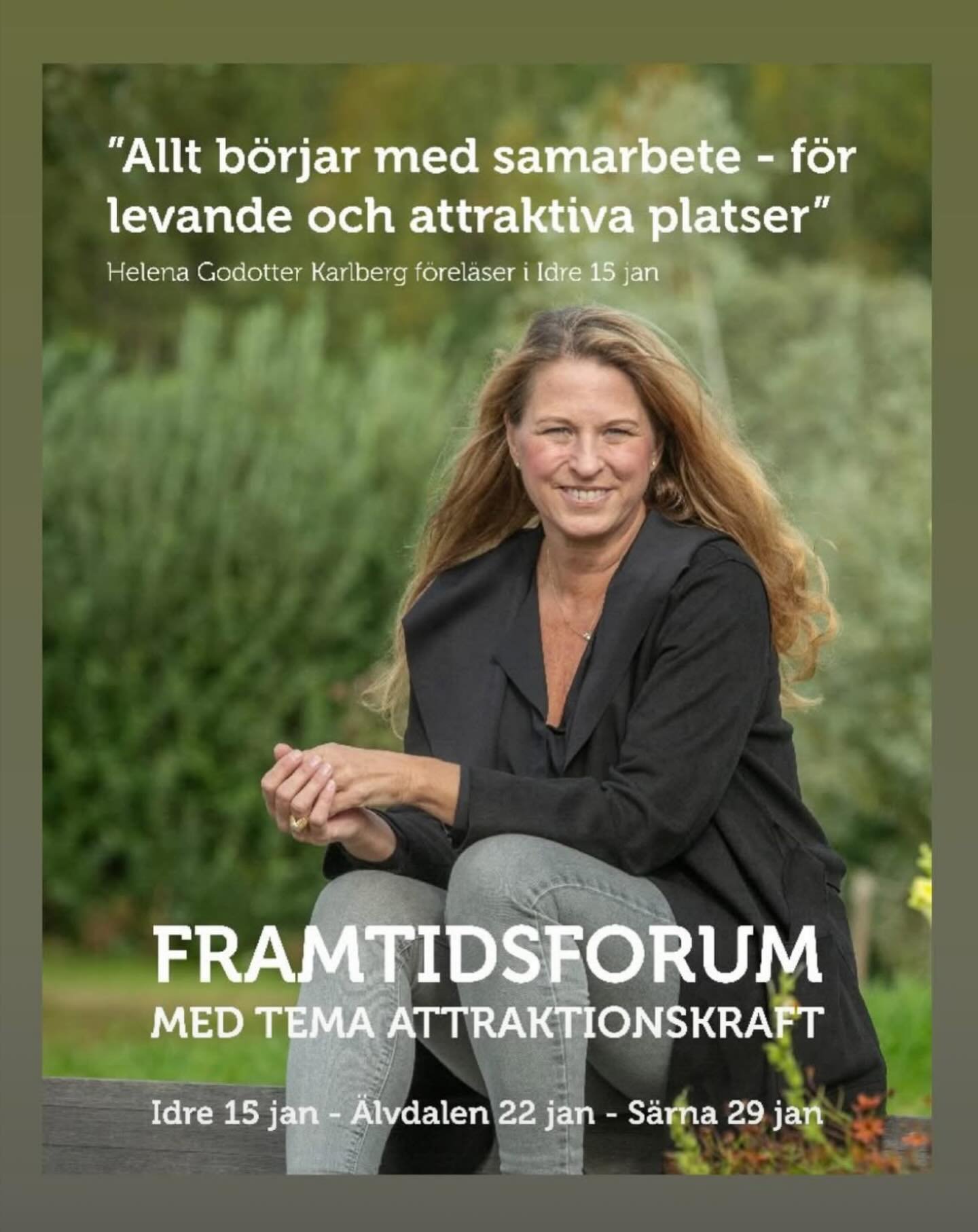 Attraktionskraft. Det ska jag f&ouml;rel&auml;sa om i Idre den 15 januari p&aring; uppdrag av @foretagarnaalvdalen &Auml;r du i krokarna, kom g&auml;rna f&ouml;rbi!

#platsinnovation #platsattraktivitet #platsidentitet #framtidsforum @idrefjall