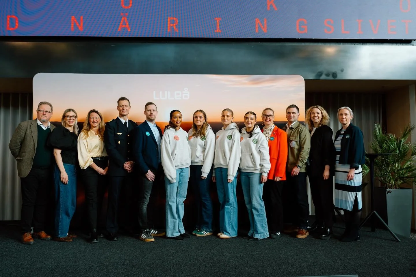 Morgonens uppst&auml;llning vid Frukos f&ouml;r n&auml;ringslivet i Lule&aring;.