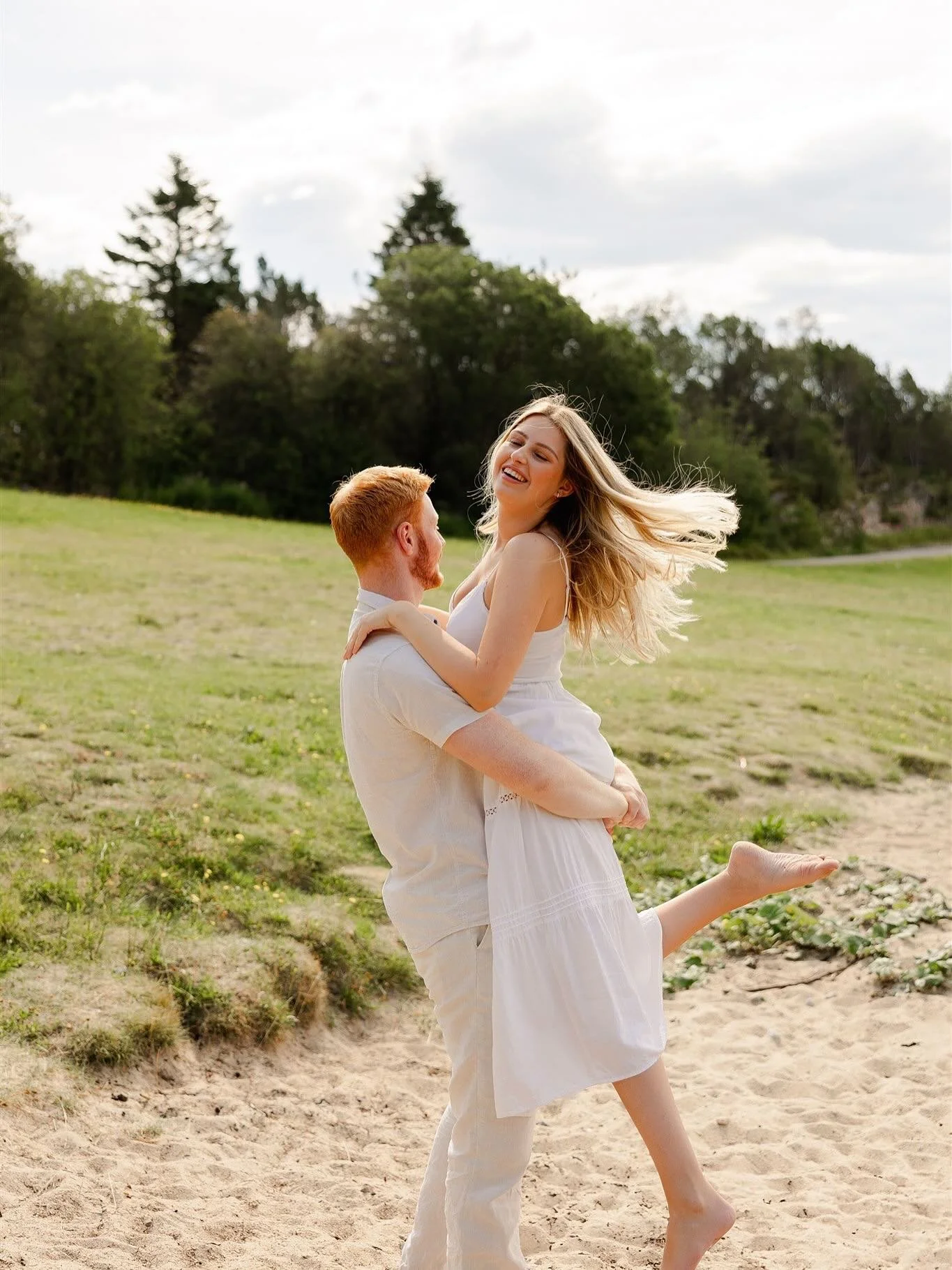 Counting down the days until August 2026 ! 
Had the absolute best time during Marie &amp; J&oslash;rgen&rsquo;s engagement session 🥰 

I&rsquo;ve still got availability for 2025 &amp; 2026 &mdash; send me a dm or inquire through my website if you&rs