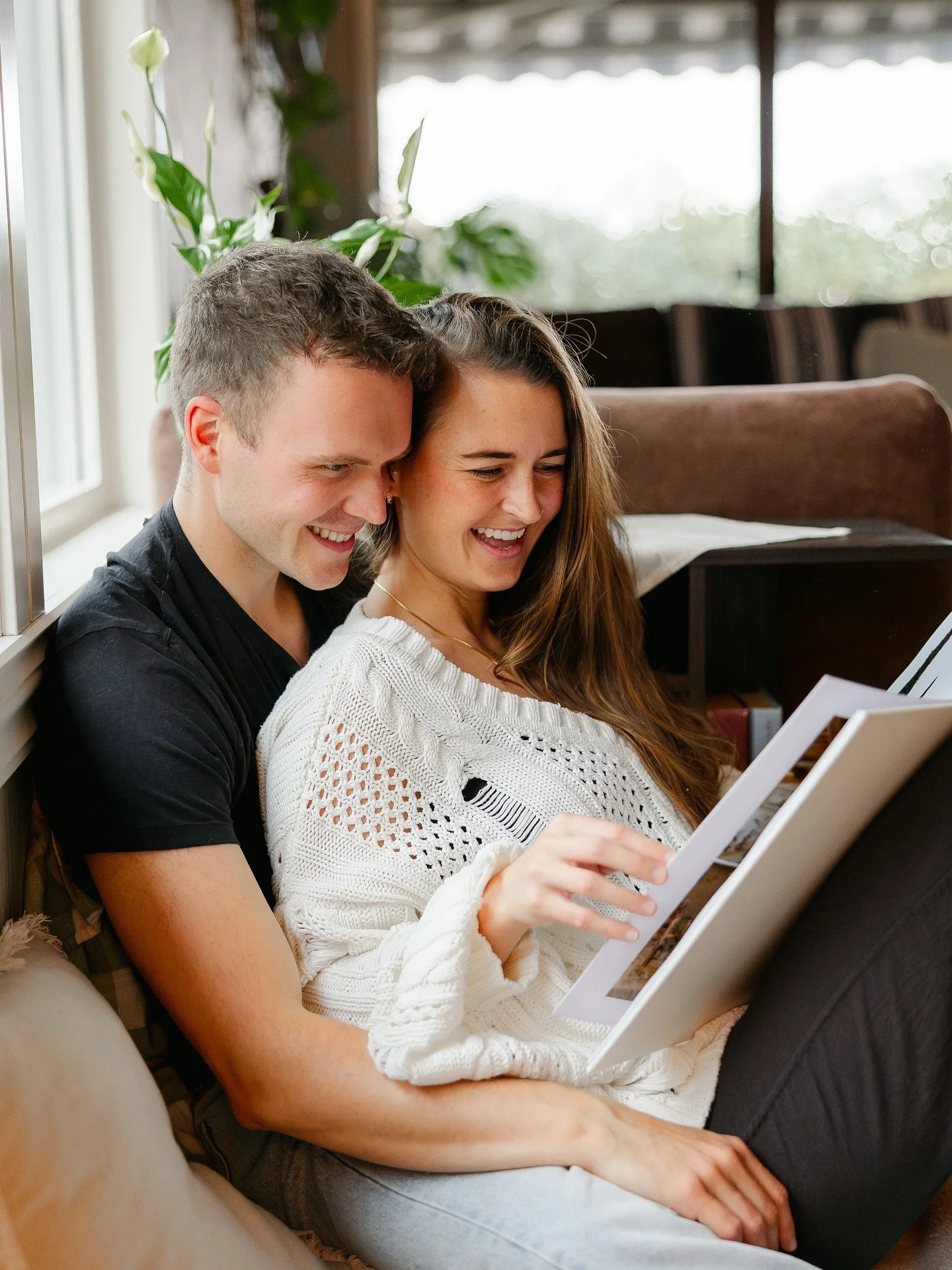 Obsessed. 
Still not over how stunning our @milkbooks album turned out 🥹✨ We ordered the large premium photo book (portrait) with 160 pages and the most beautiful metallic pearl buckram cover &mdash; it feels like a piece of art, and looks so chic s