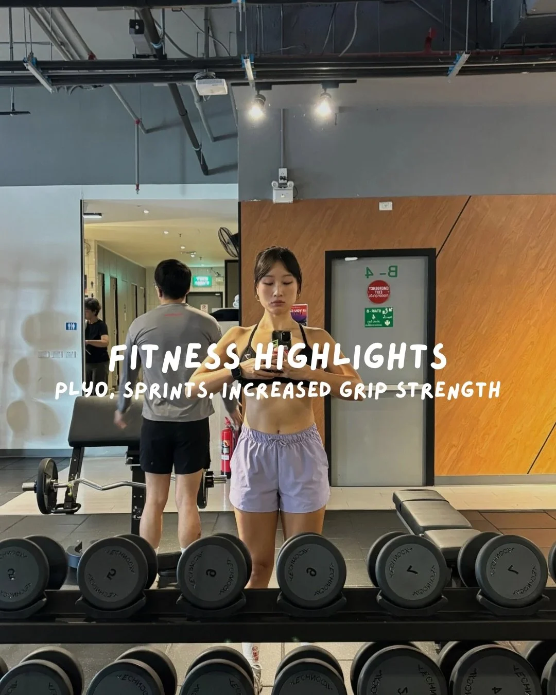 (Re)learning how to jump, sprint, and be more speedy and explosive in general. 

A year ago, I never thought I would be doing wall balls and burpees, or testing my maximum vertical jump. But here I am! I&rsquo;ve been trying out various modes of fitn