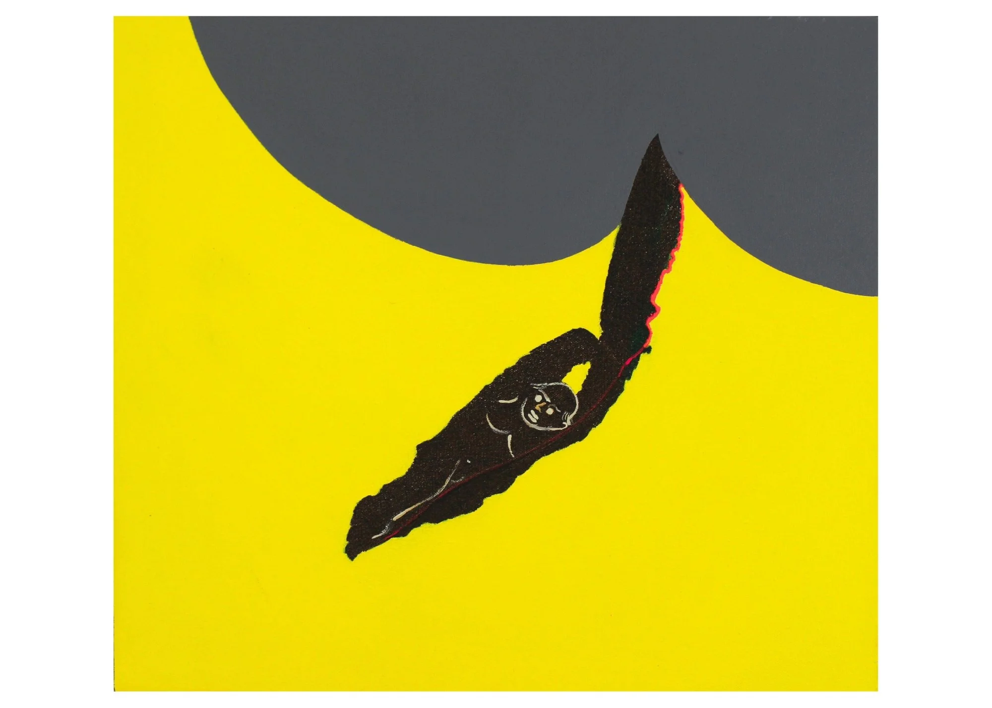 Hang On There’s Got to Be More, 2024. Acrylic on canvas — 50 x 50 cm