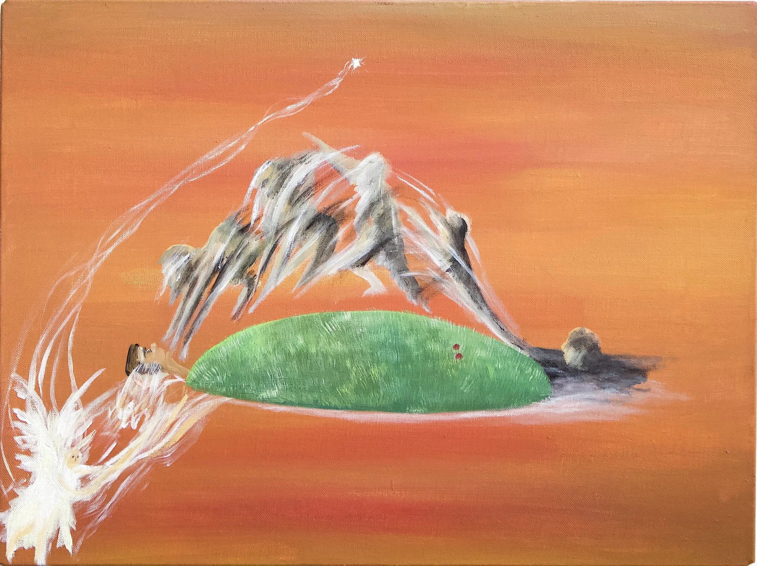 Last Christmas, 2025. Acrylic on canvas — 45 x 60 cm
