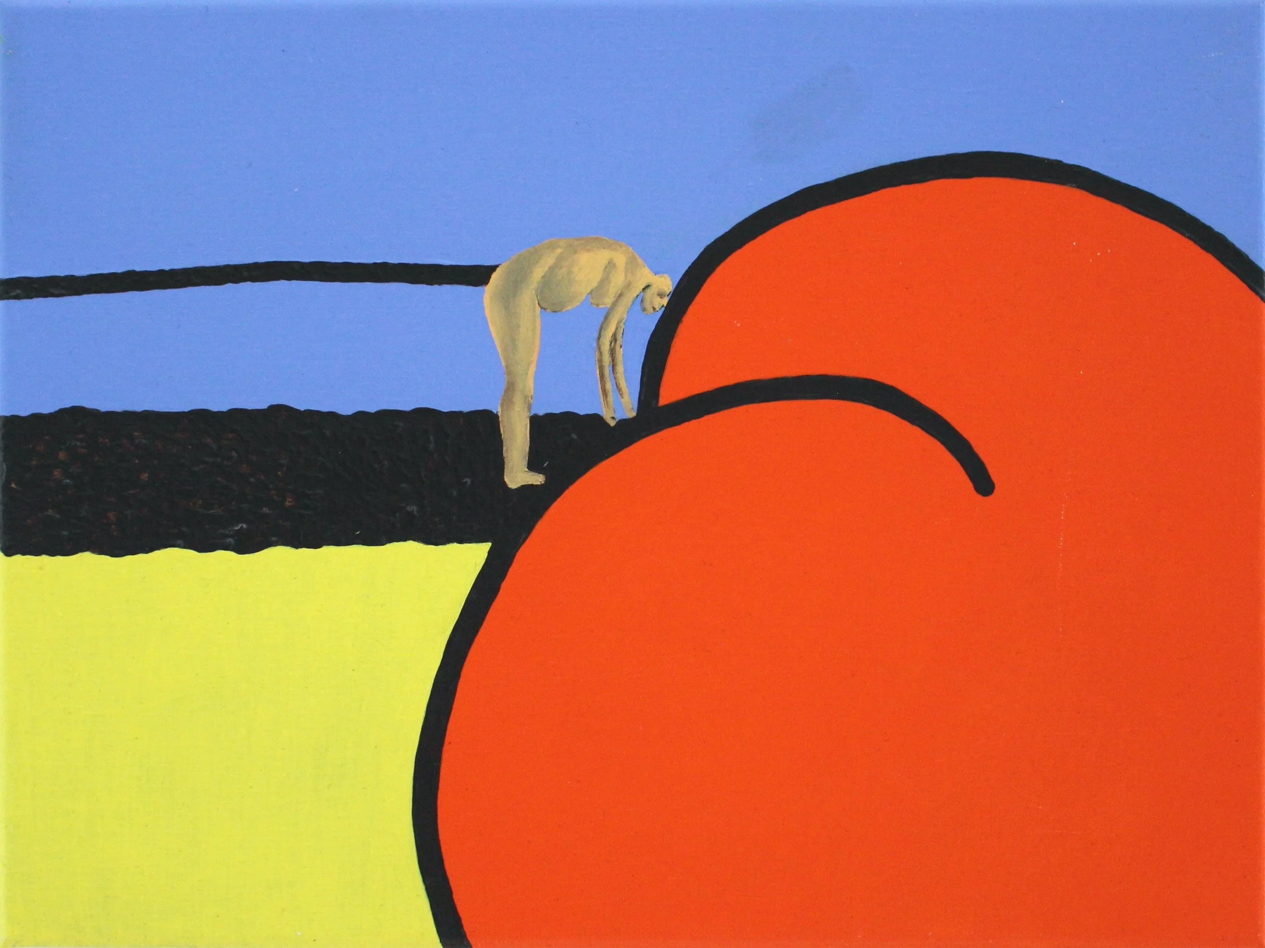 Landscape, 2024. Acrylic on canvas — 31 x 41 cm