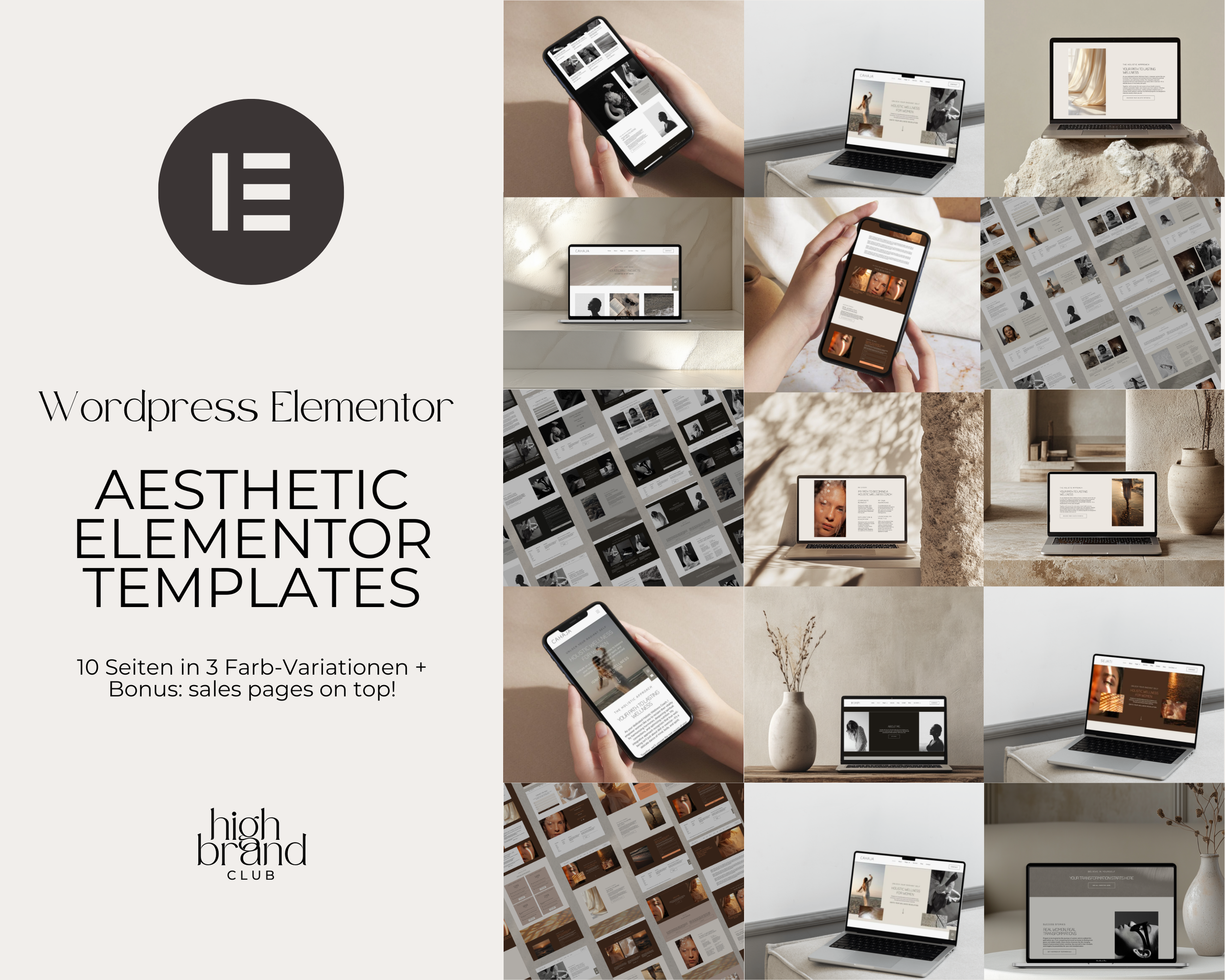 Aesthetic Elementor Website Templates