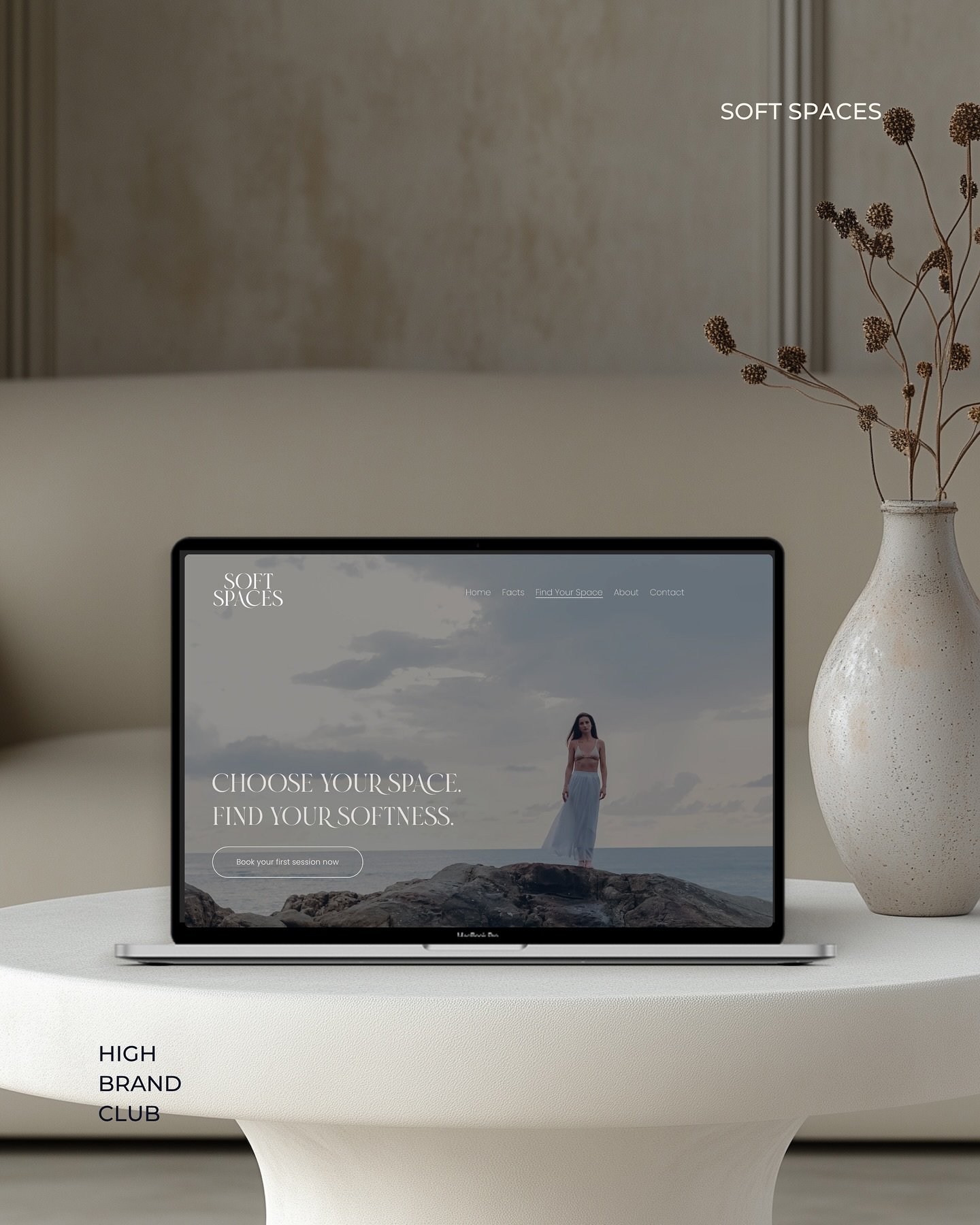 Was, wenn deine Marke genau das verk&ouml;rpert, was dein Angebot bewirkt &ndash; Ruhe, Tiefe und Vertrauen?

F&uuml;r Tatiana von @_softspaces_ habe ich ein Branding und eine Website entwickelt, die nicht ablenken, sondern ankommen lassen. 
Eine Bra