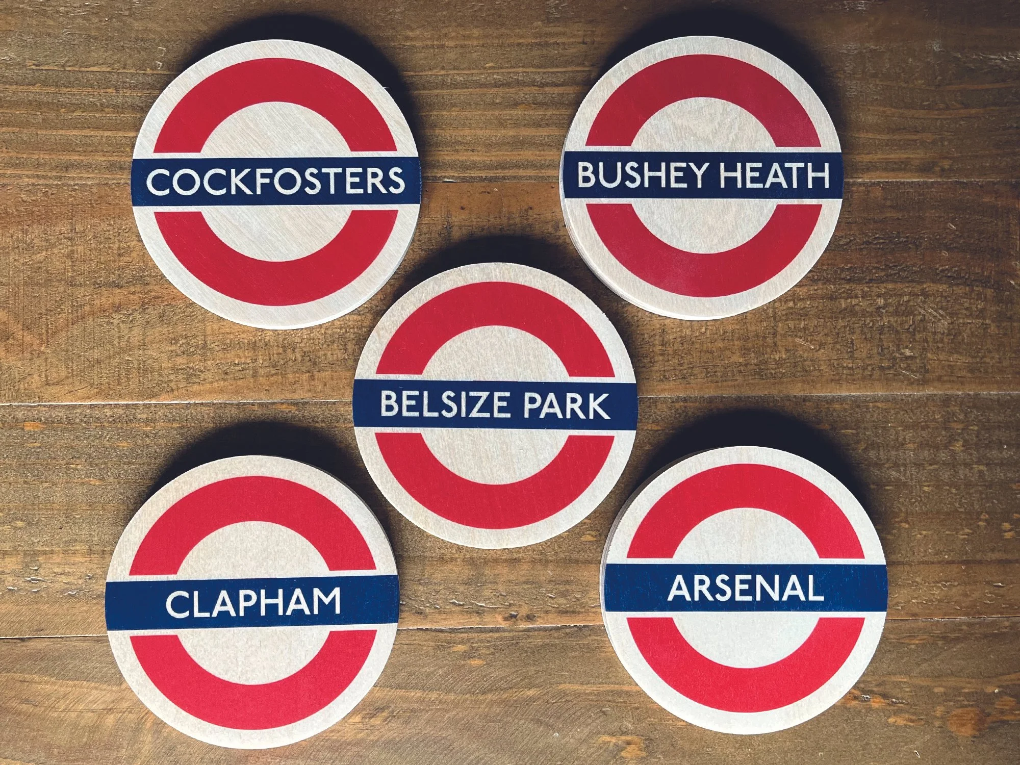 Wallmade London Underground Coasters.jpg