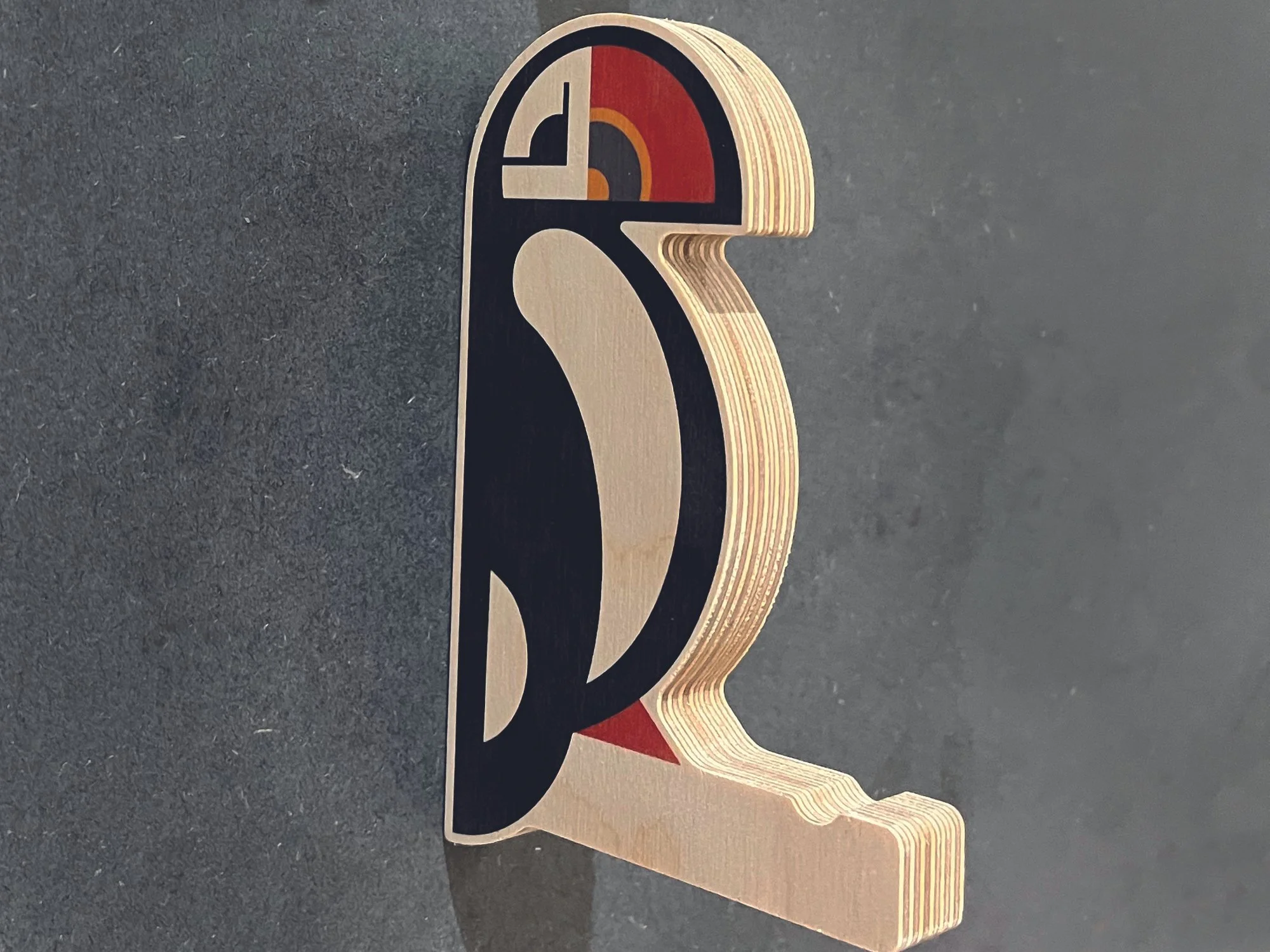 Puffin plywood wall hook.jpg