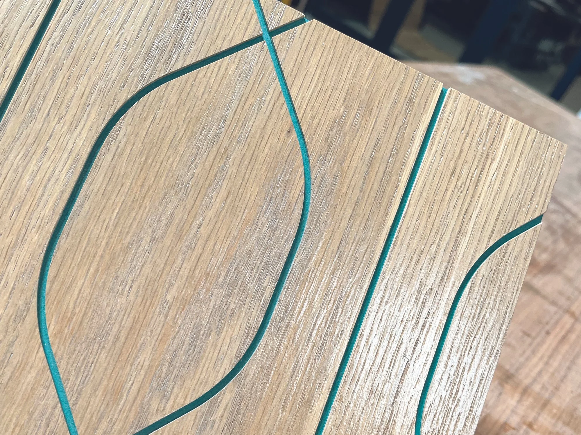Wallmade oak veneer and valchromat working sample.jpg